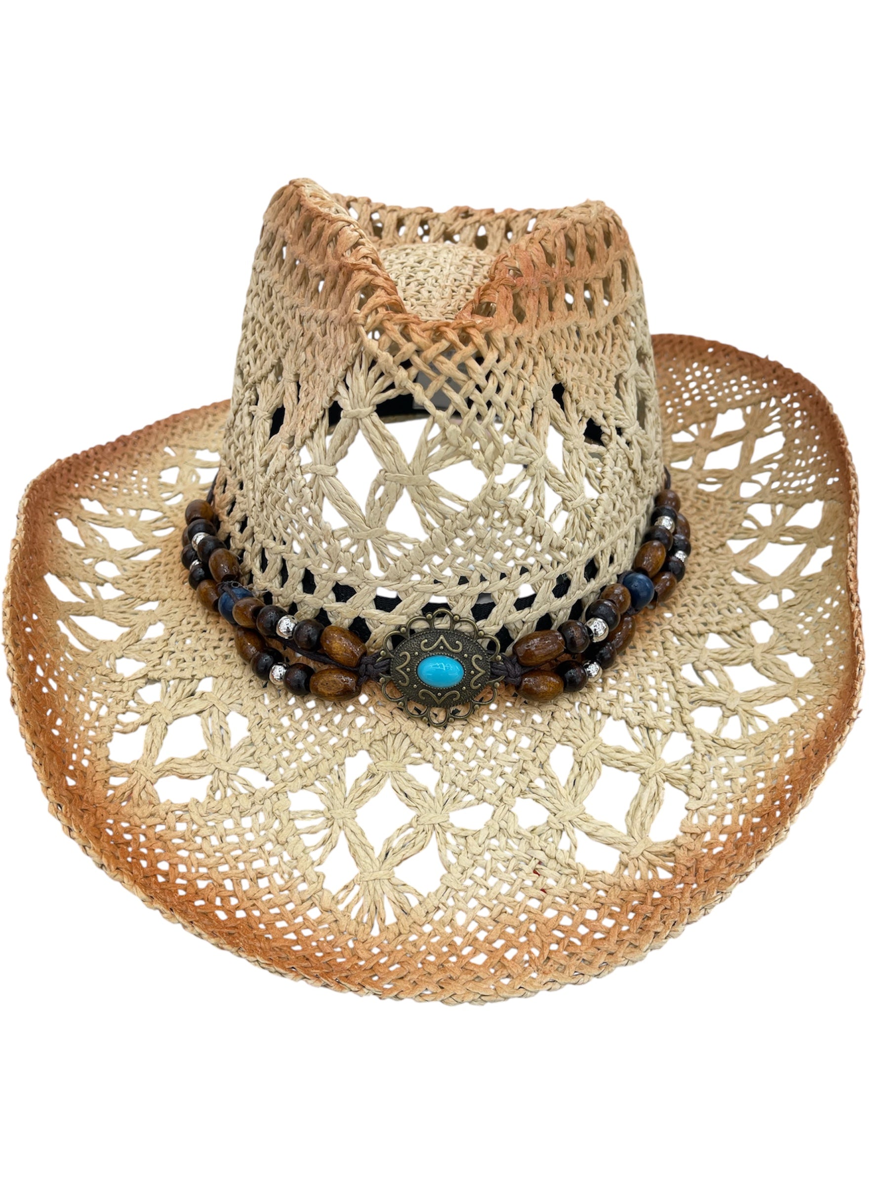 Cappello cowboy blue detail