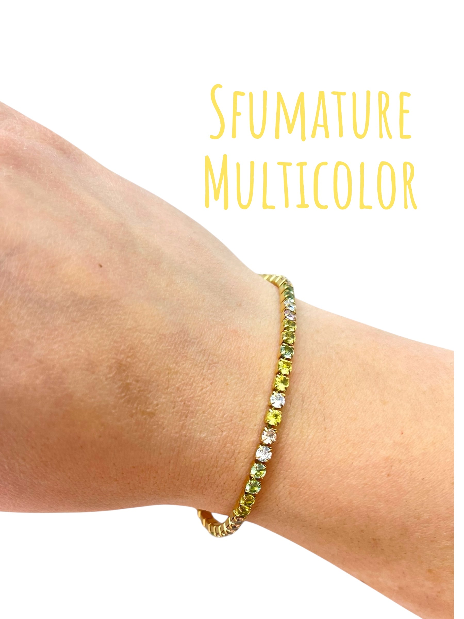 Bracciale tennis color