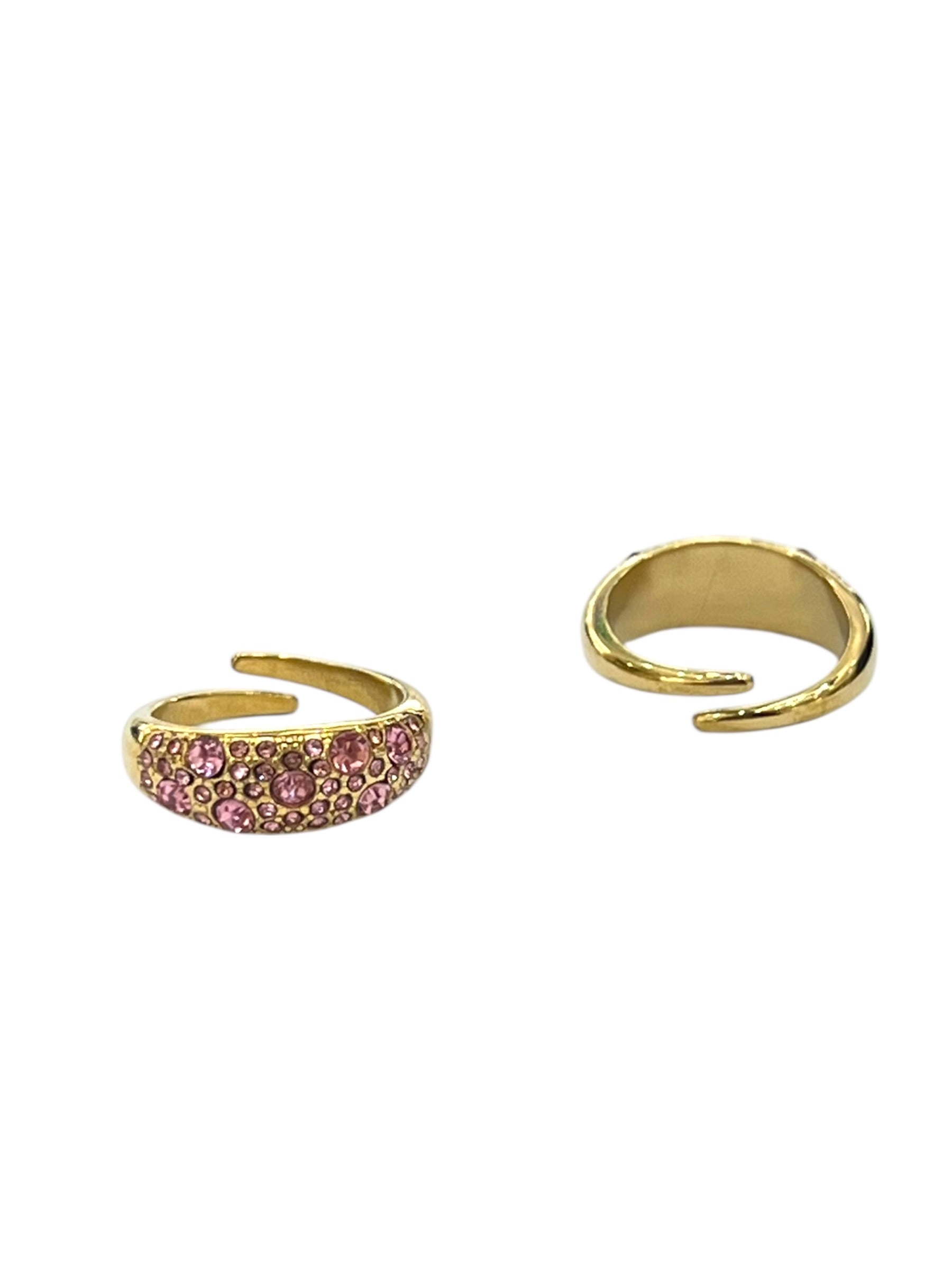 Anello super strass inox