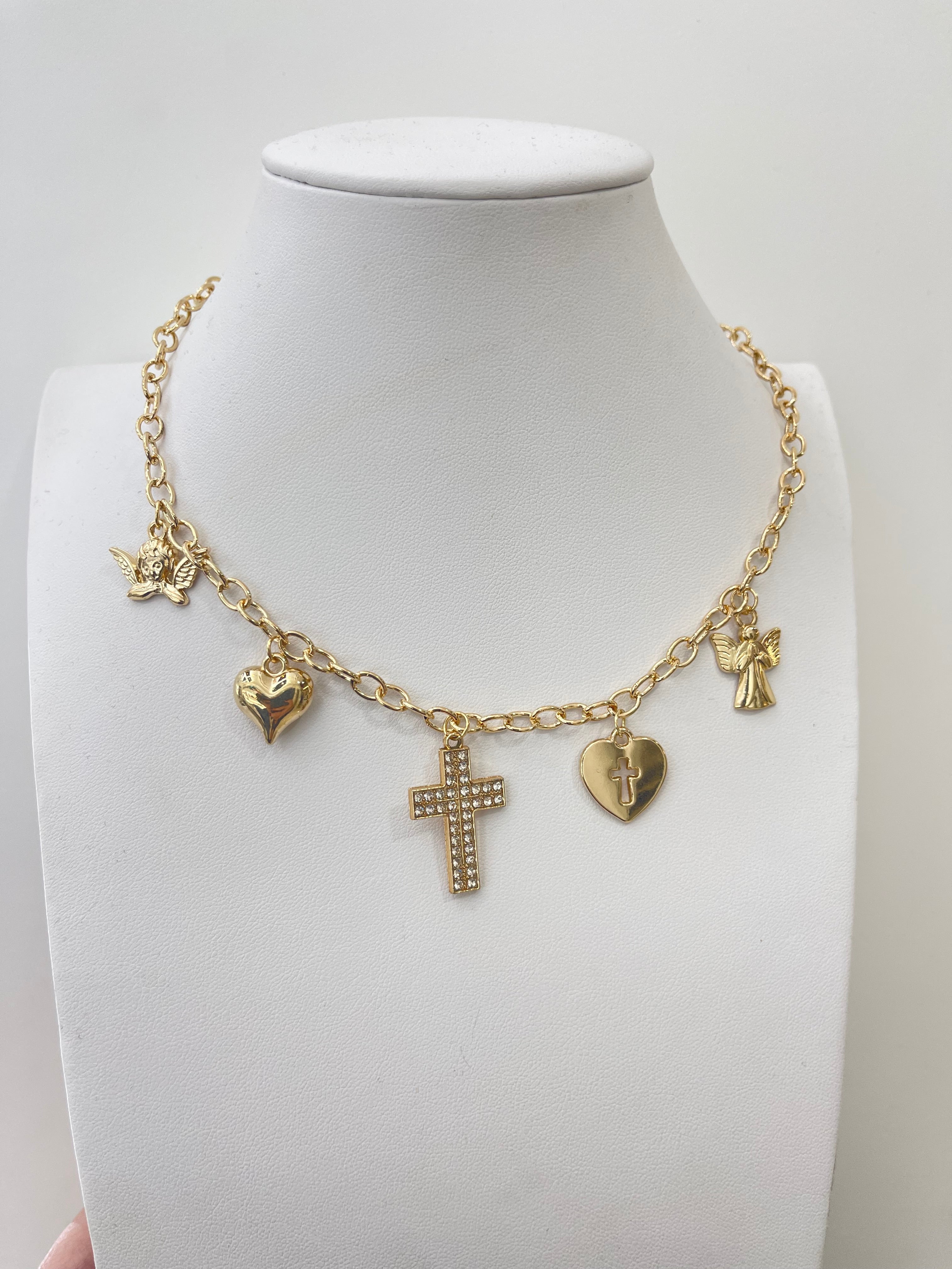 Collana multi pendente