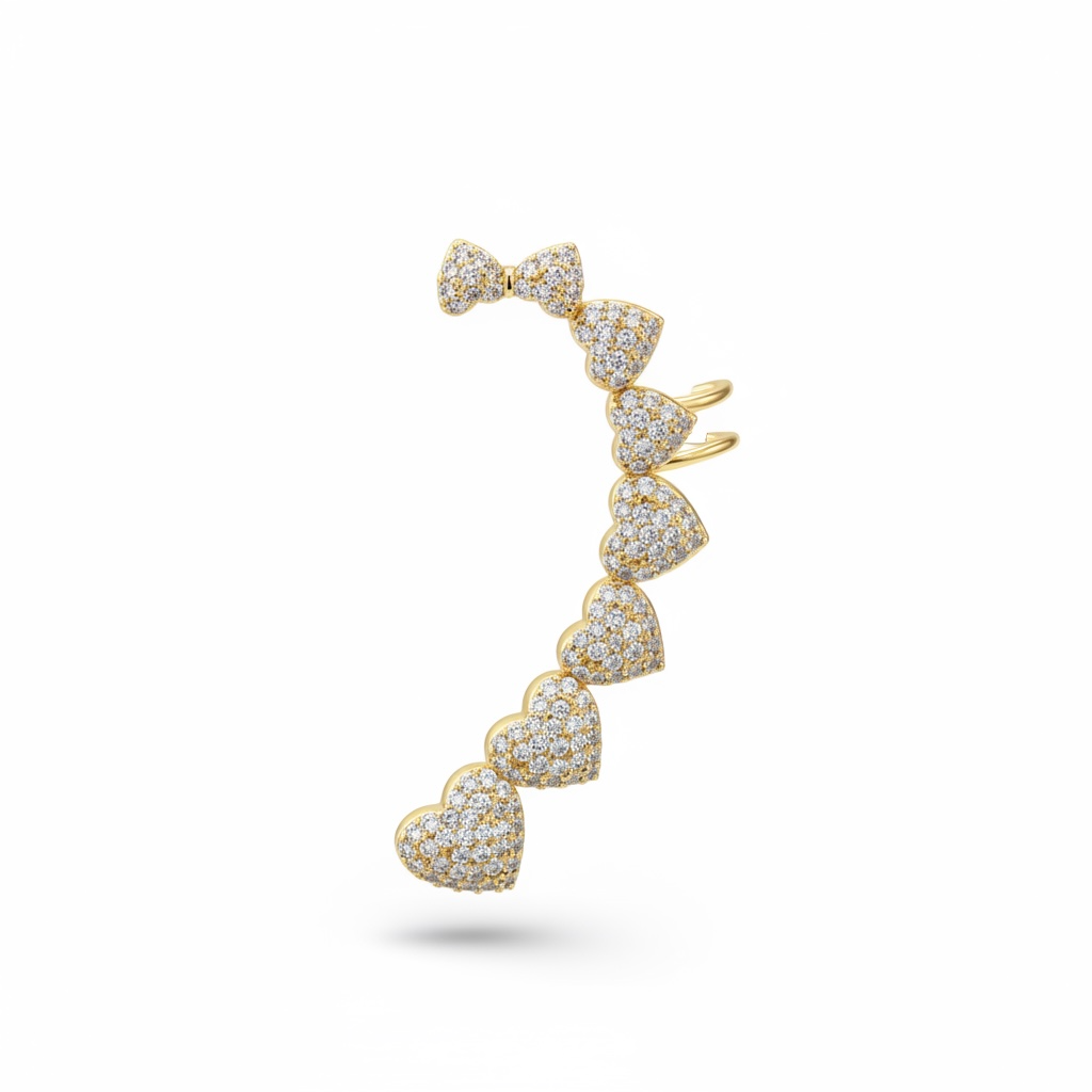 Earcuff Luce Di cuore