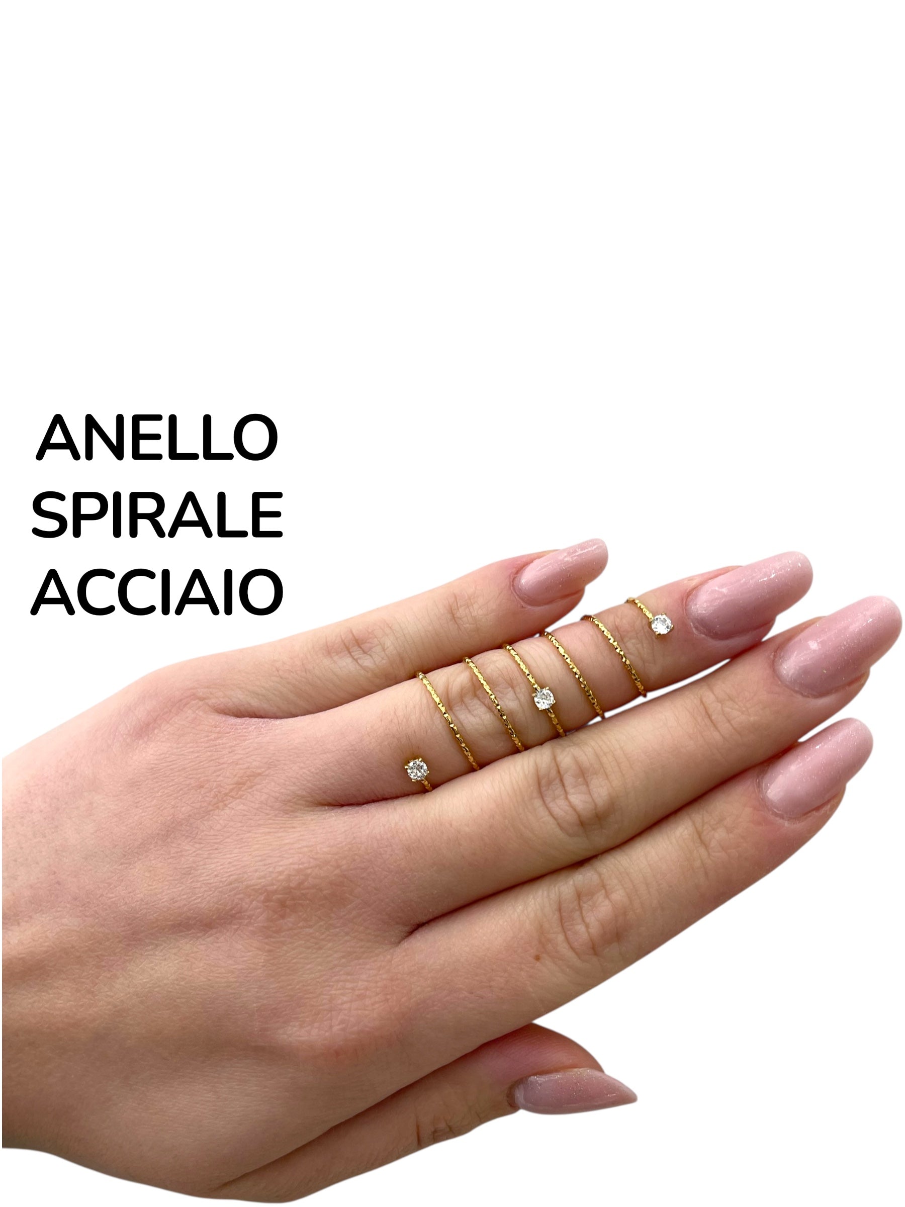 Anello spirale acciaio