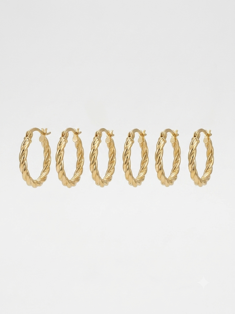 Set cerchietti intrecciati