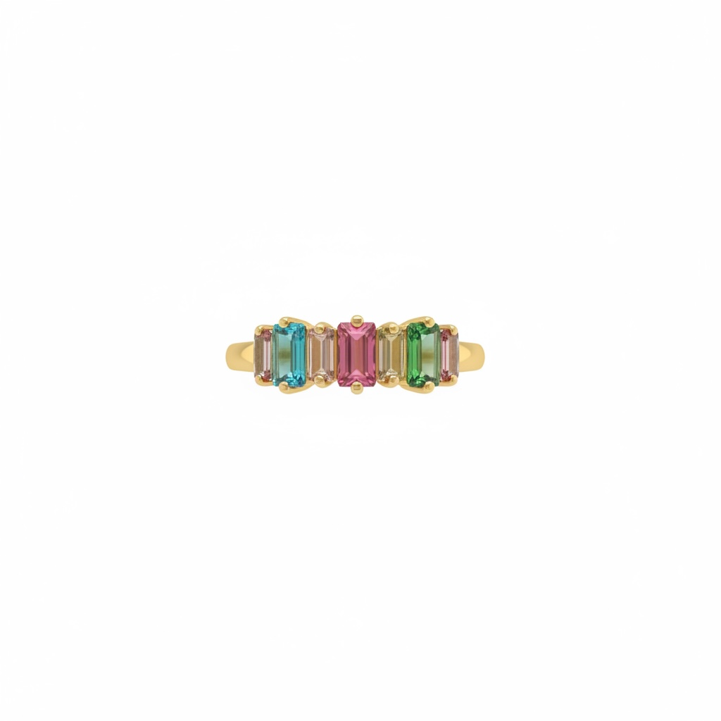 Anello baguette