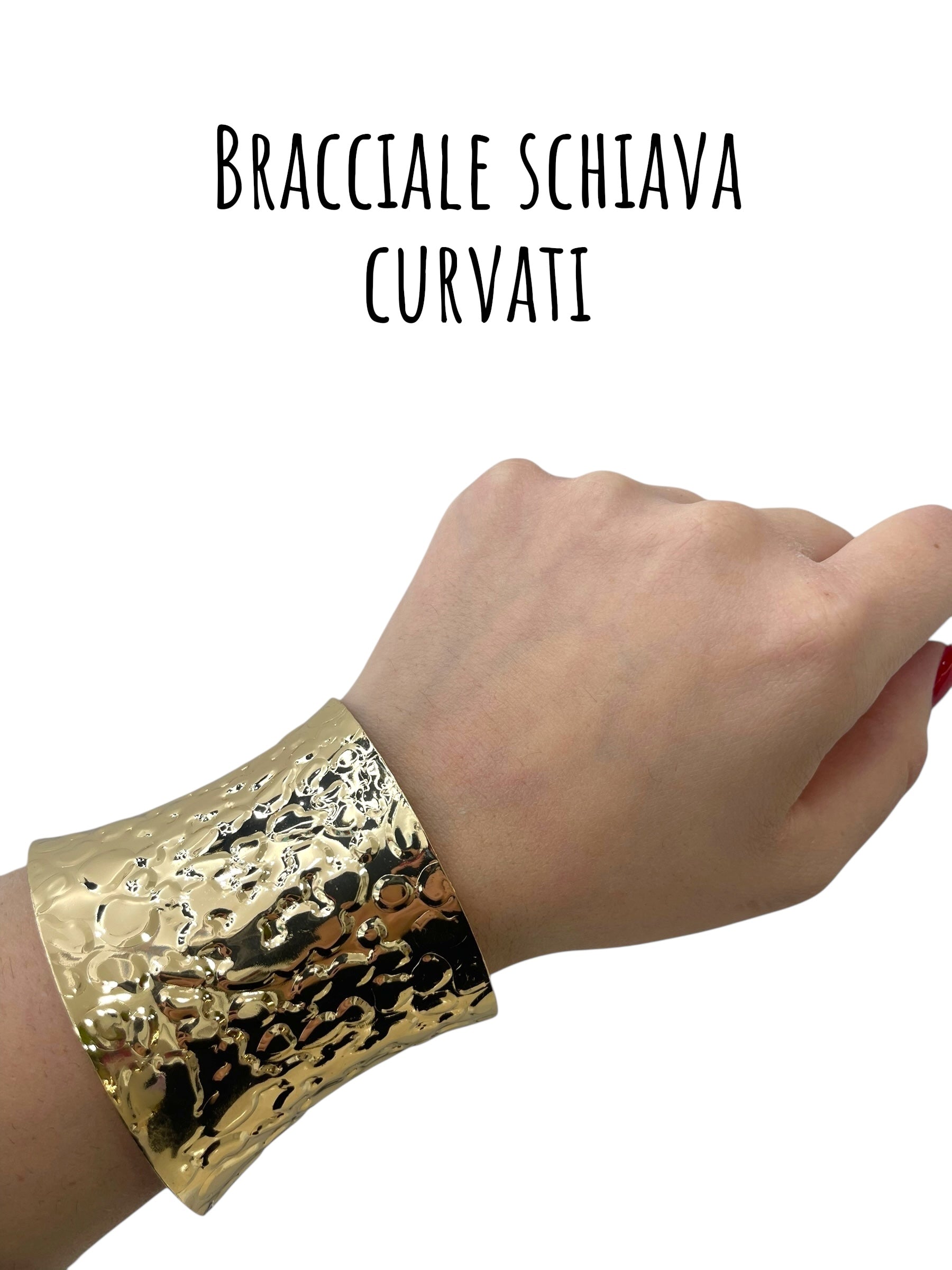 Bracciale schiava curvati