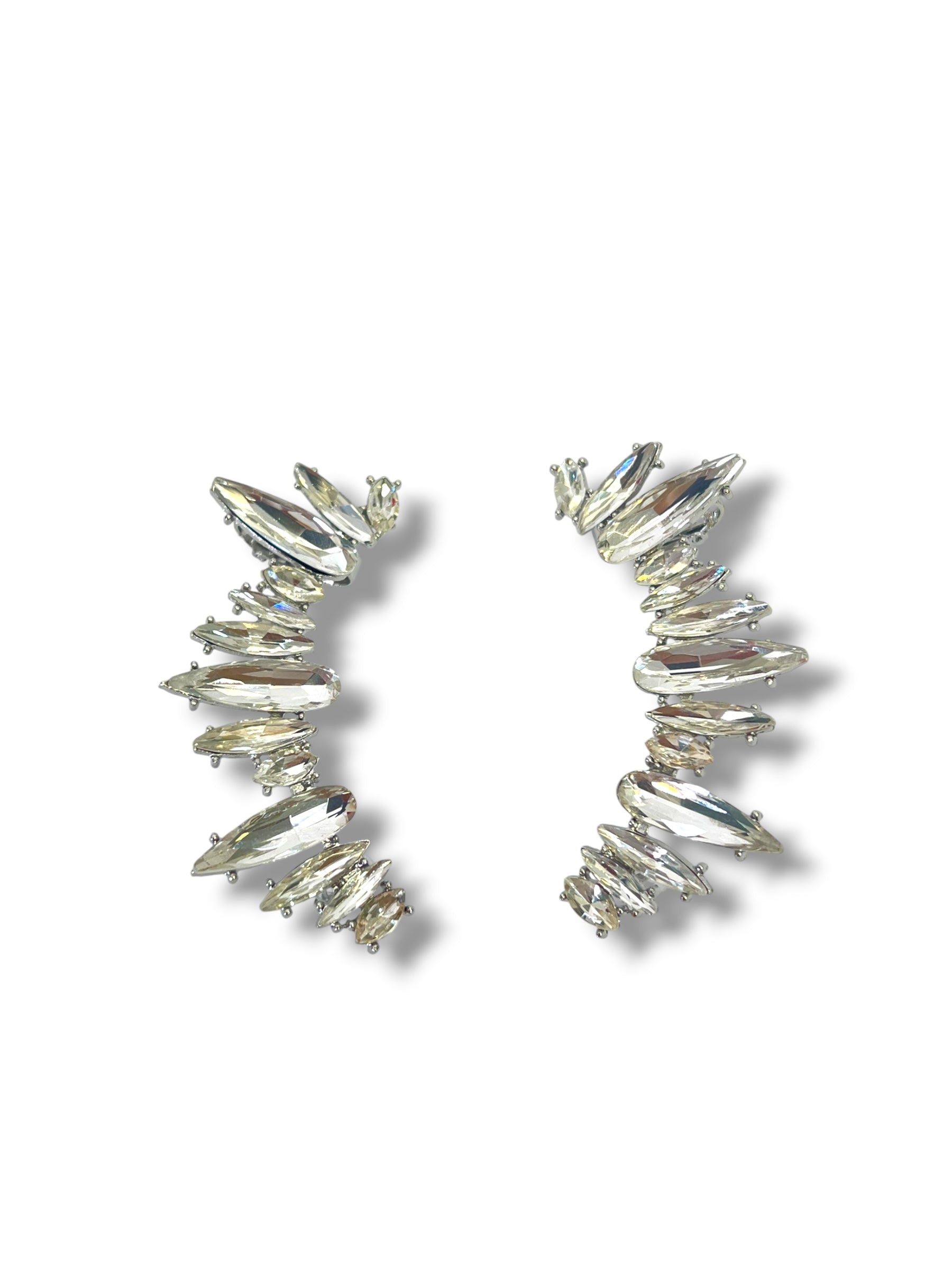 Earcuff Rombo Strass