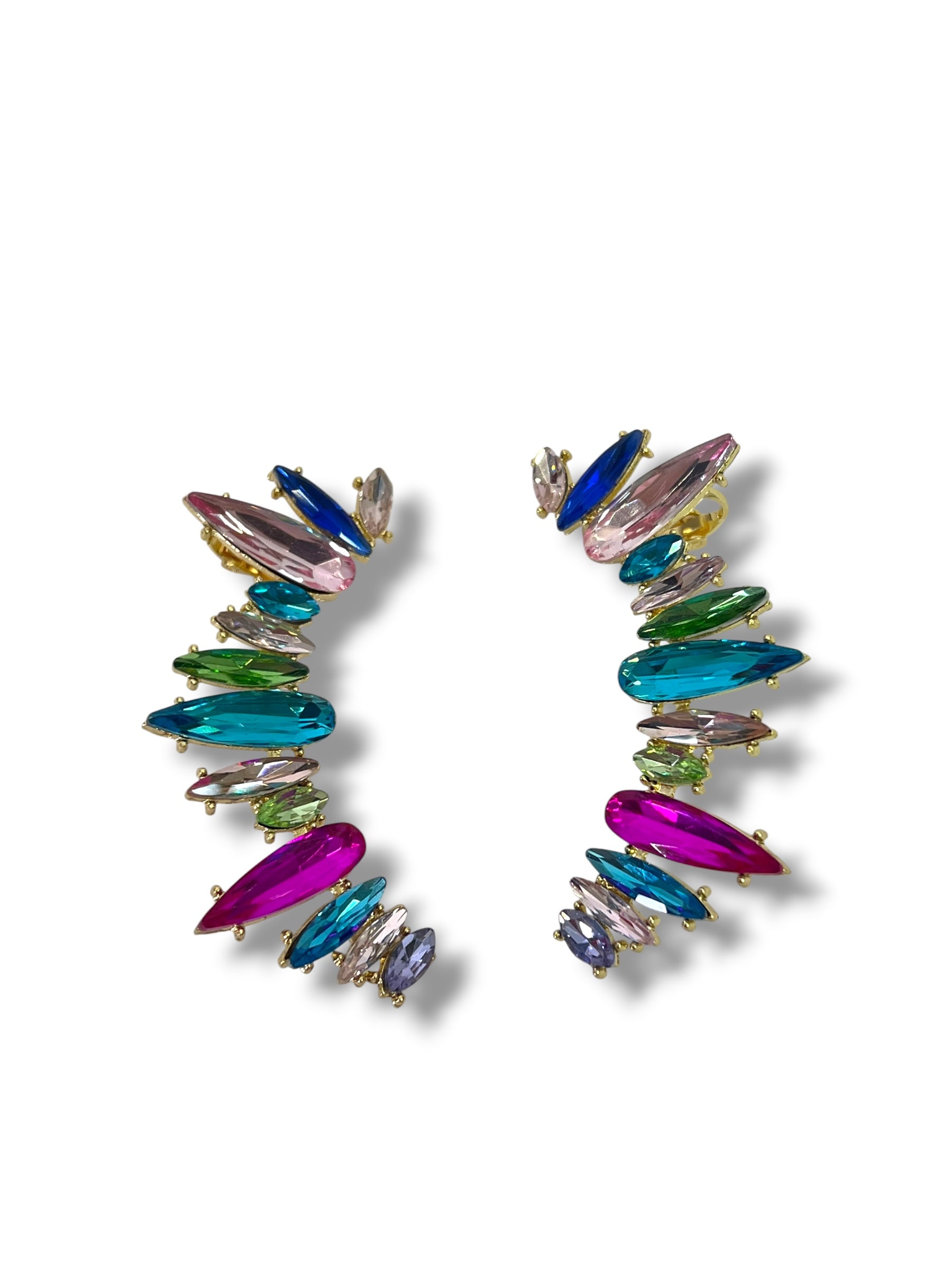 Earcuff Rombo Strass