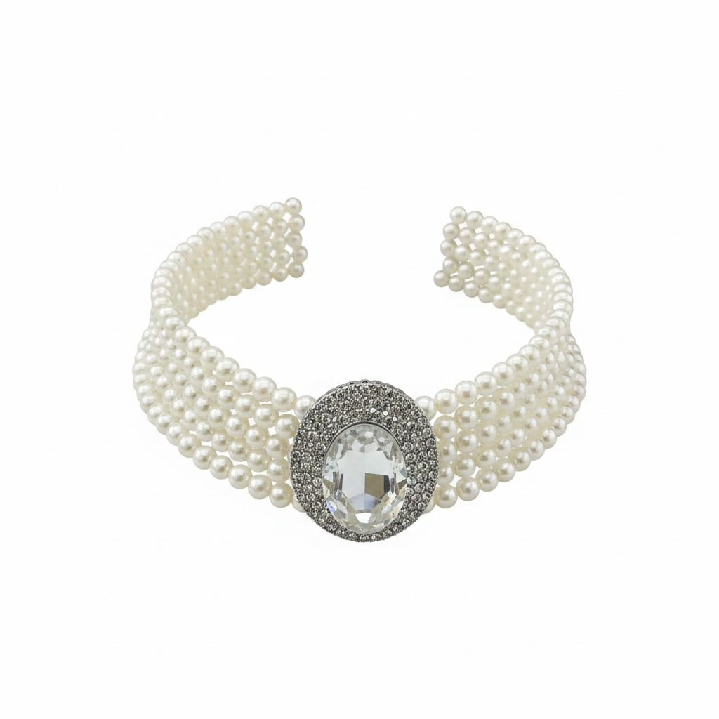 Choker Pearl Round