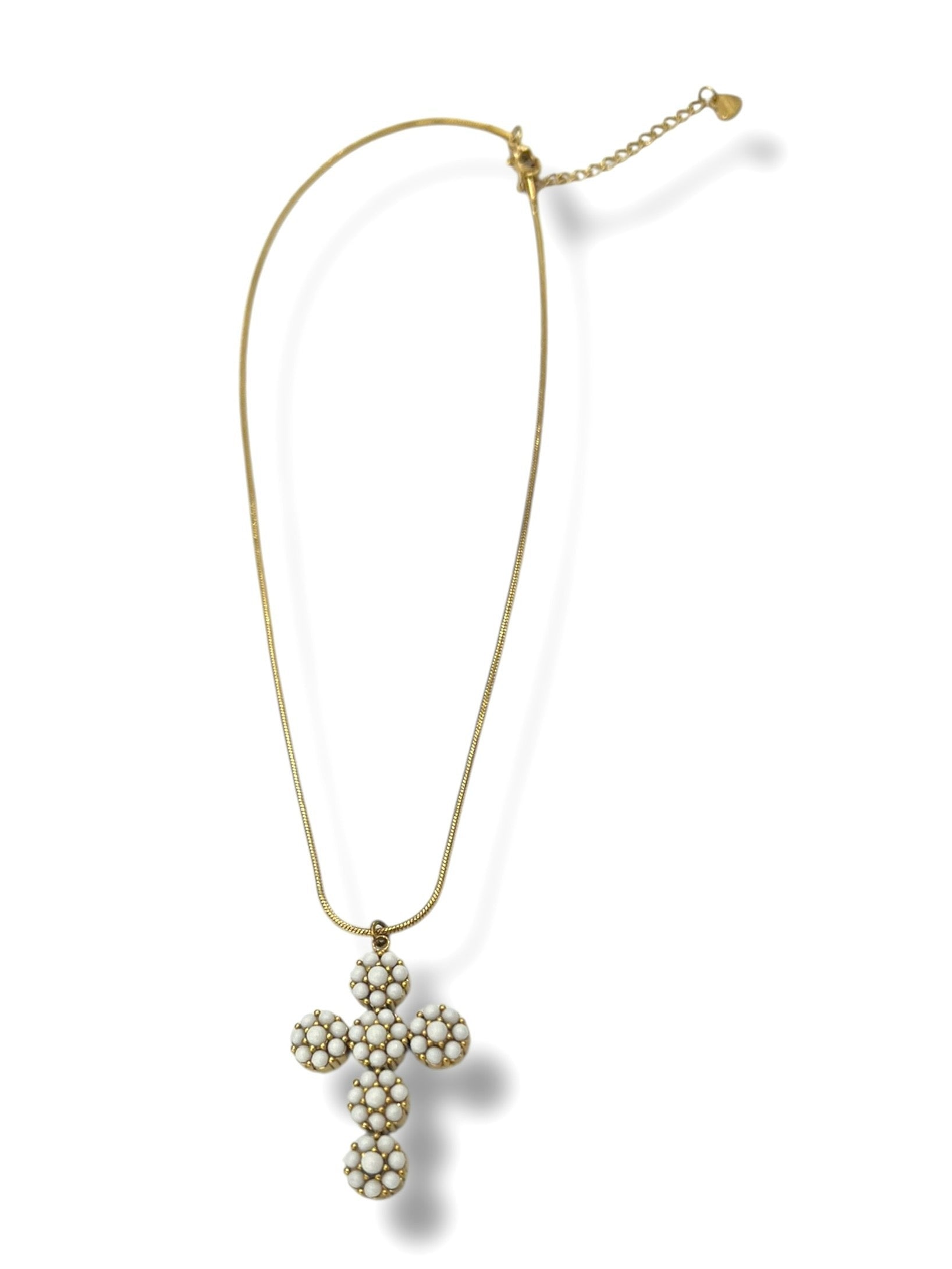 Collana croce fantasy