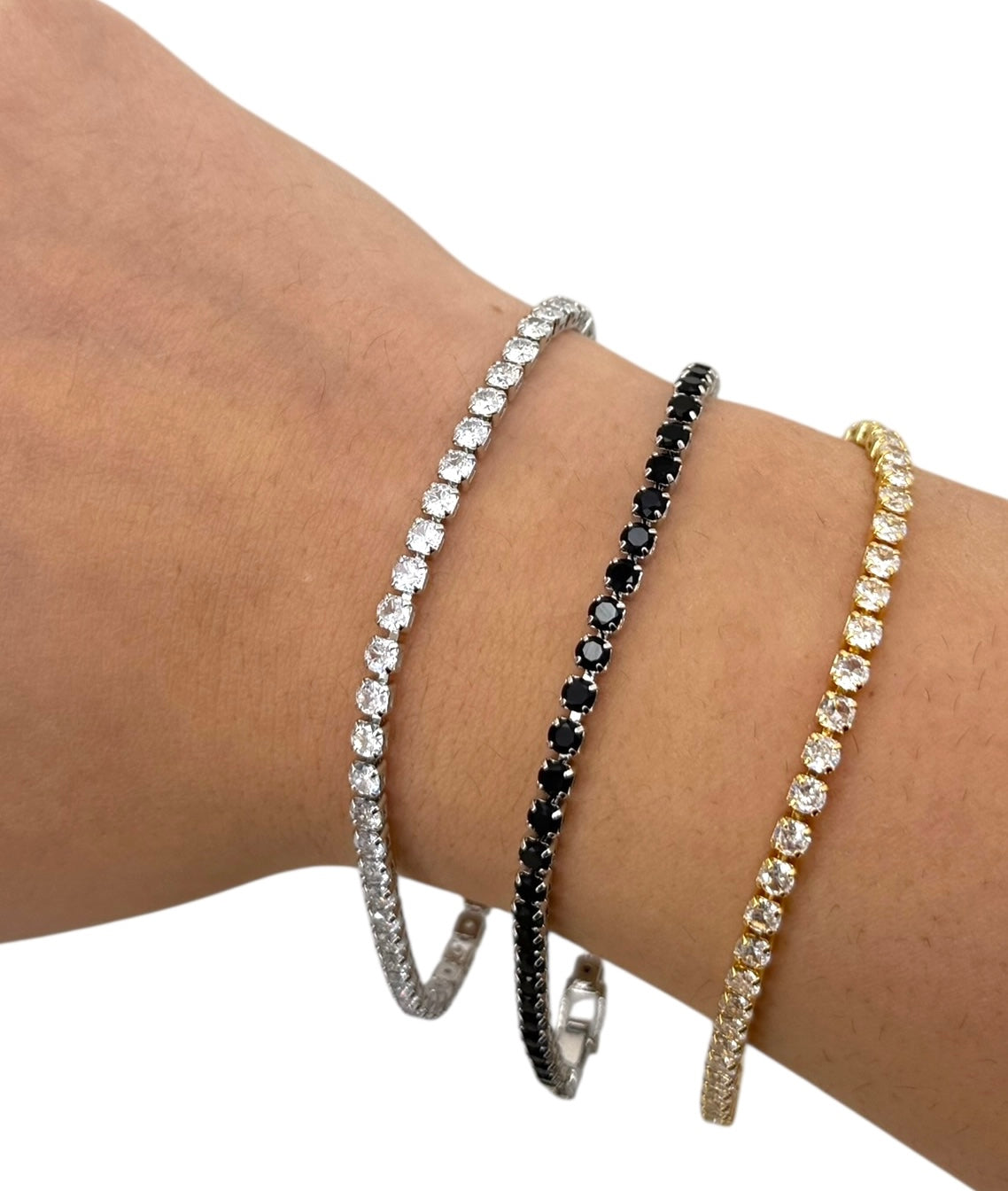 Bracciale total strass