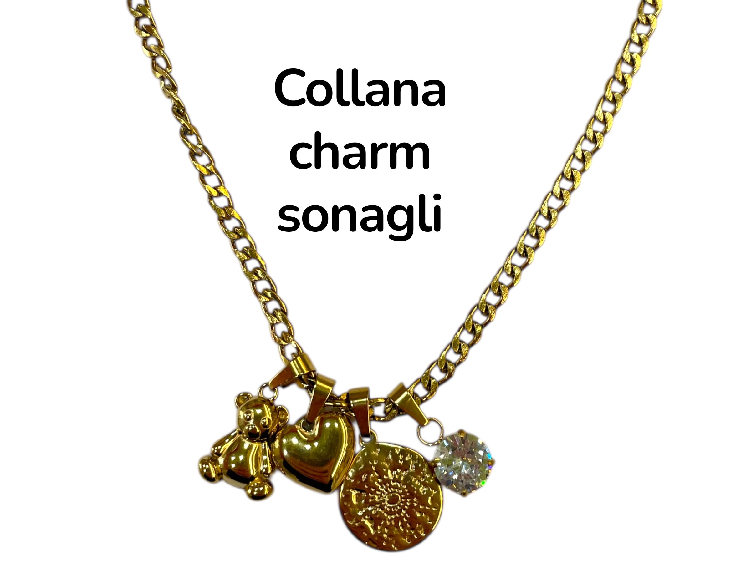 Collana charm sonagli