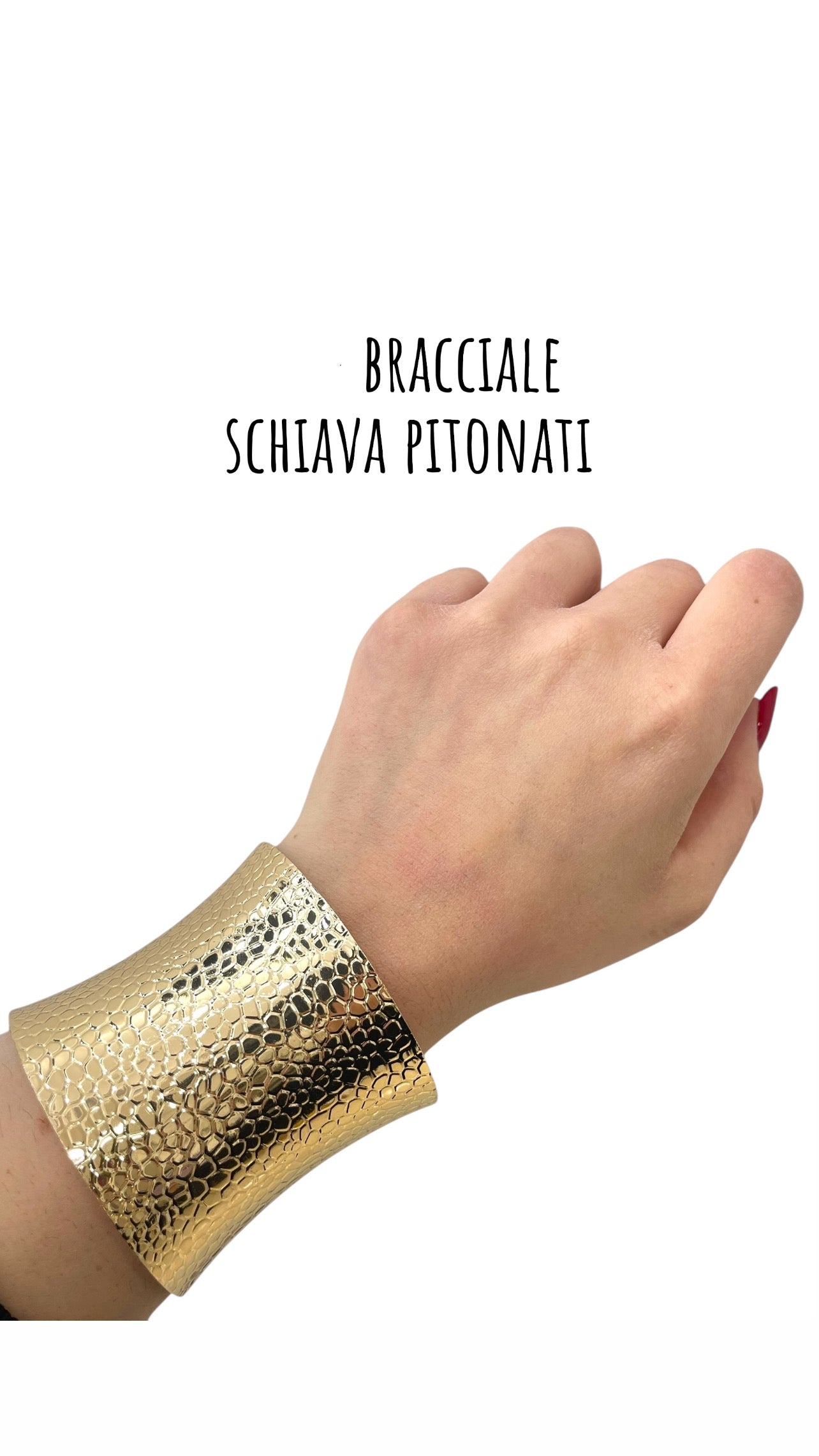 Bracciale schiava pitonati