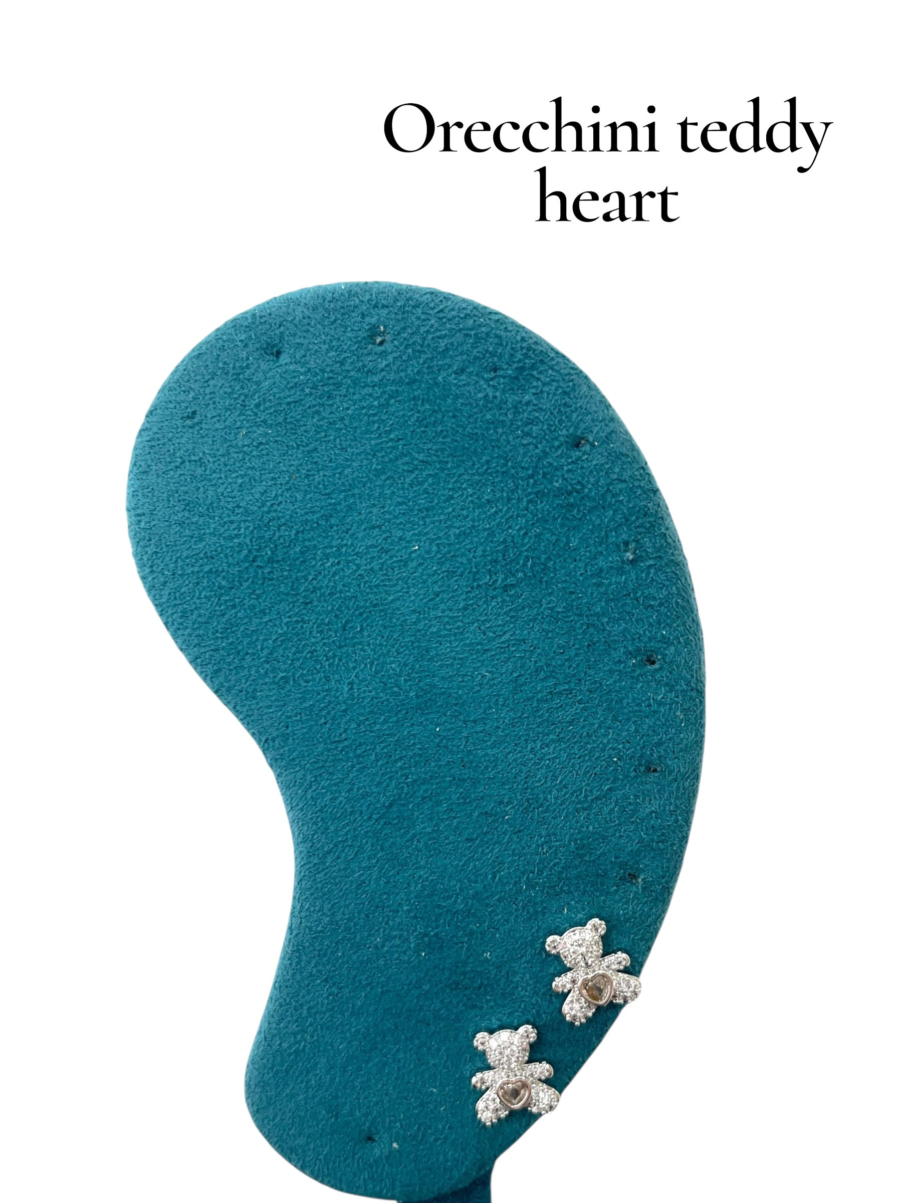 Orecchini teddy heart