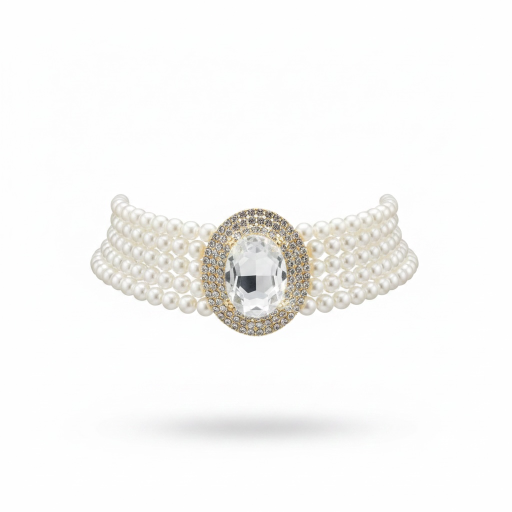 Choker Pearl Round