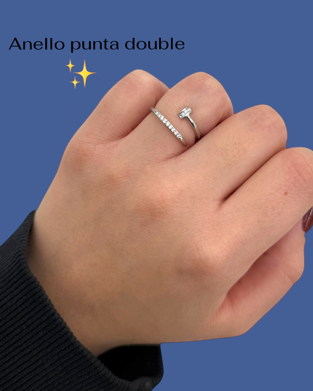 Anello punta double