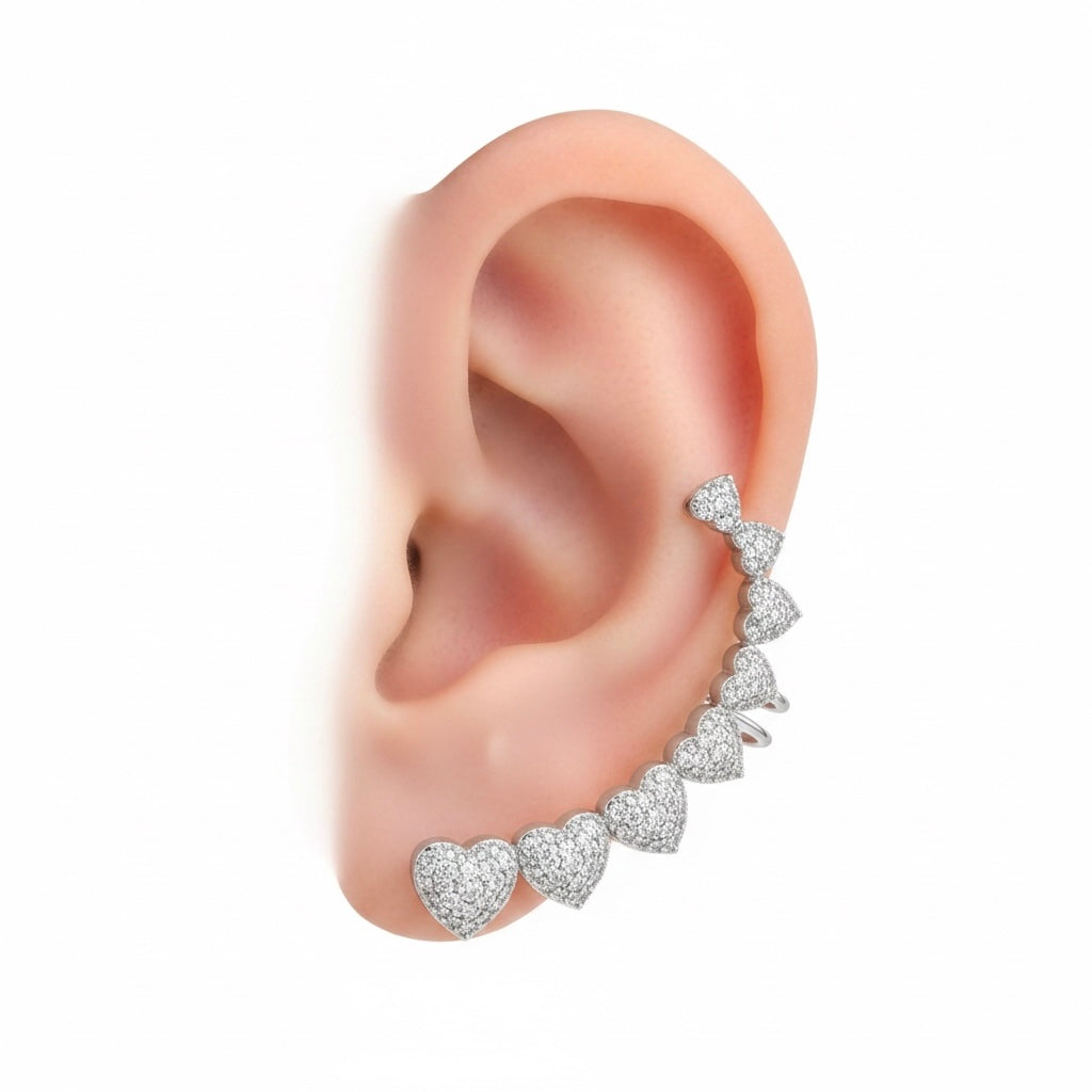 Earcuff Luce Di cuore