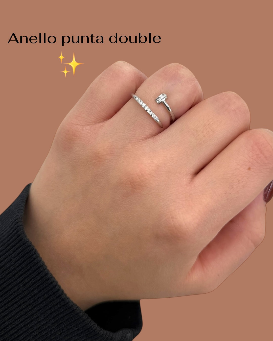 Anello punta double