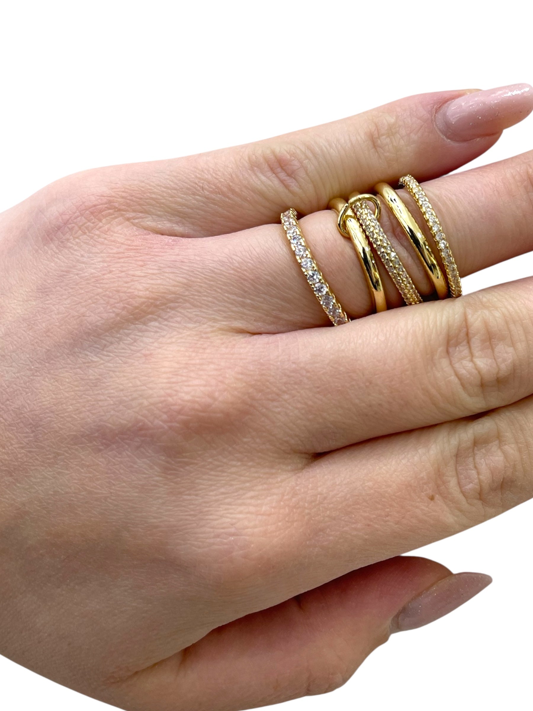 Anello bicolore
