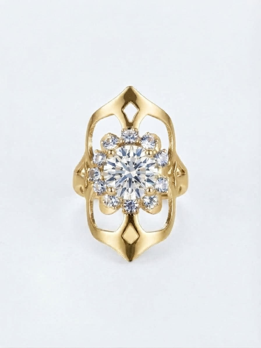 Anello Corallo Fiorellini
