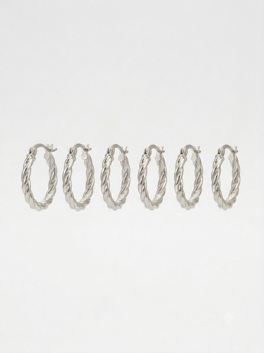 Set cerchietti intrecciati