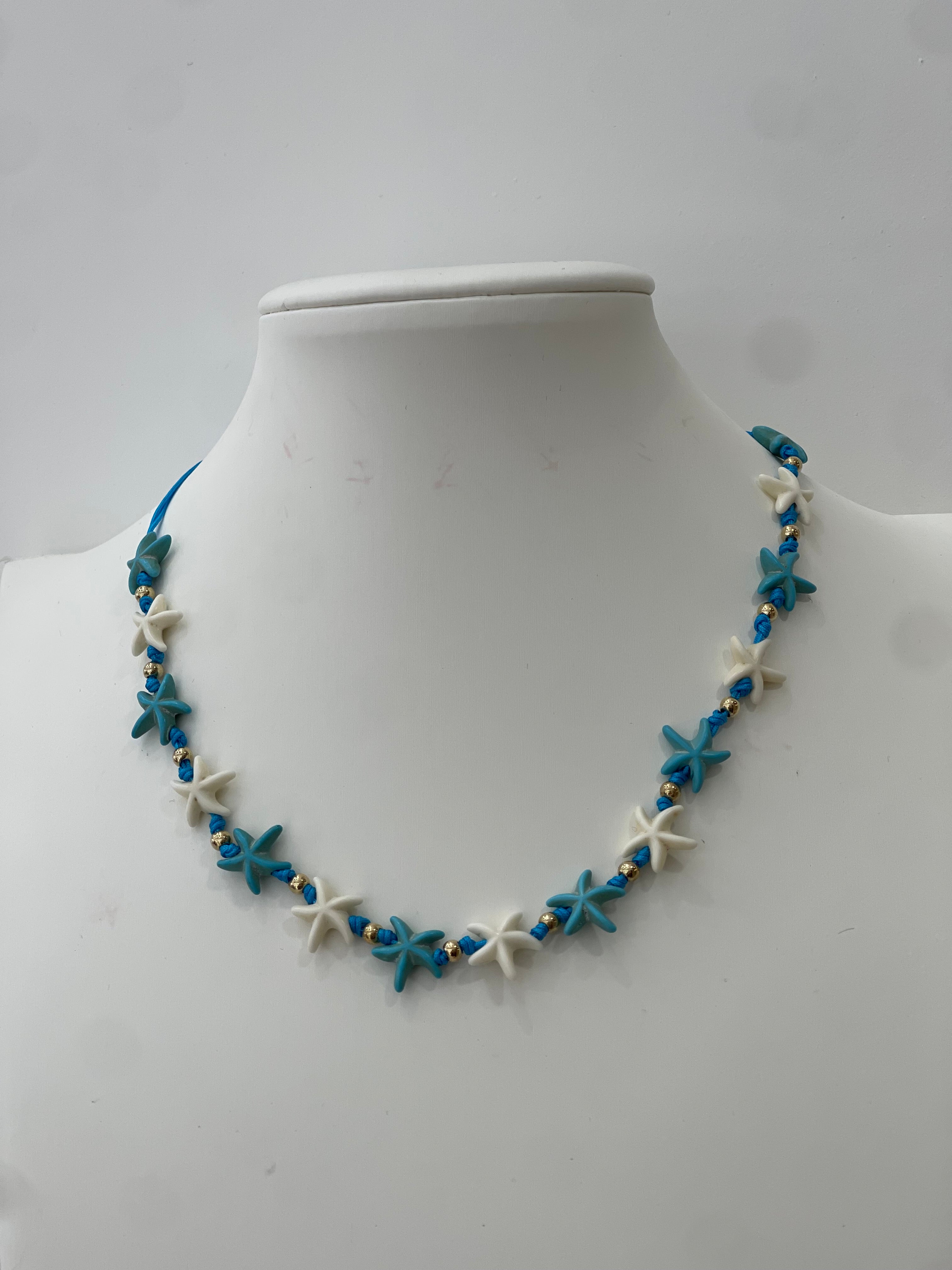 Collana multi stella marina