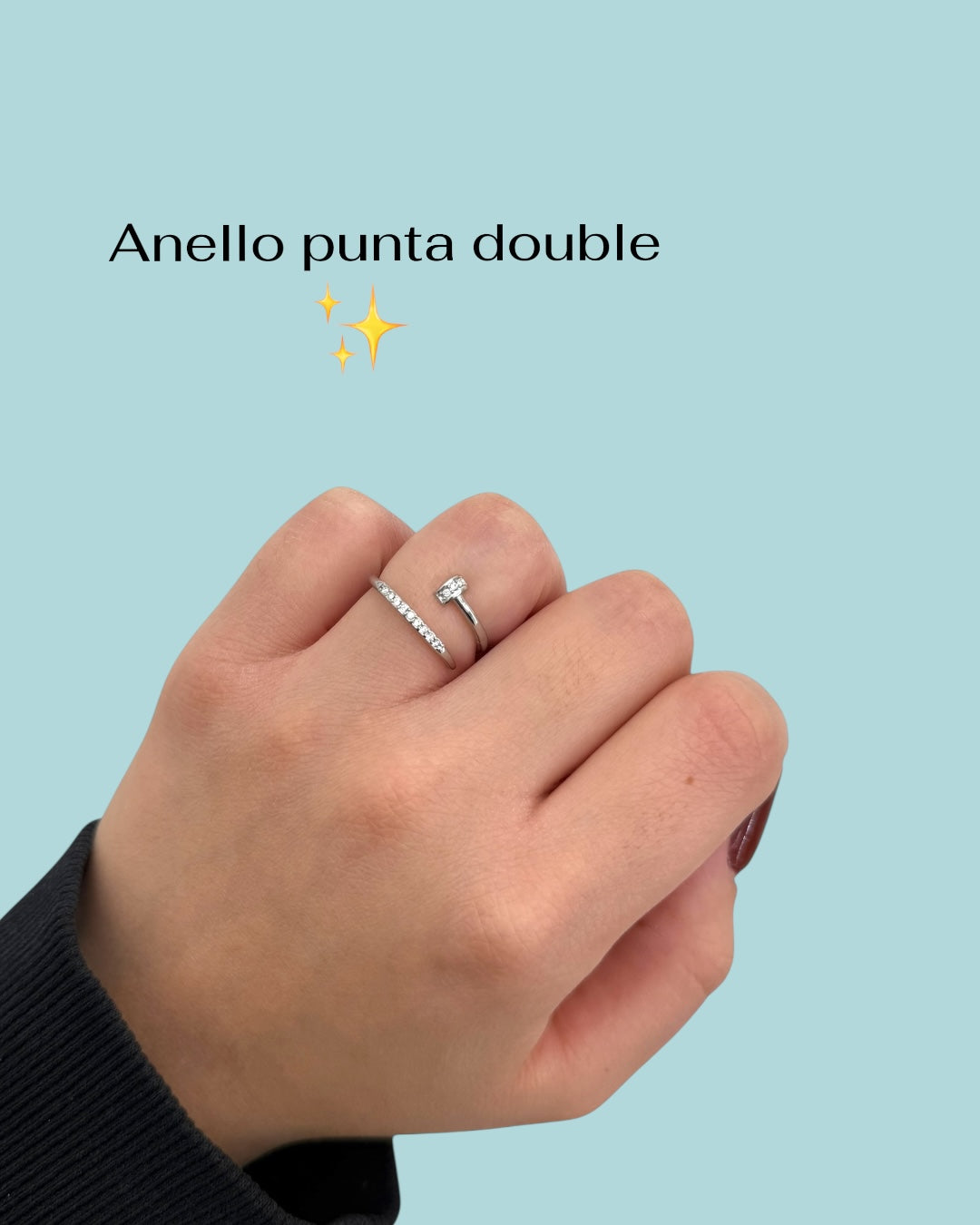 Anello punta double