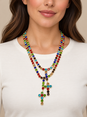 collana doppia luce
