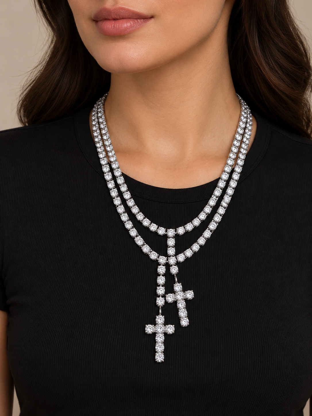 collana doppia luce