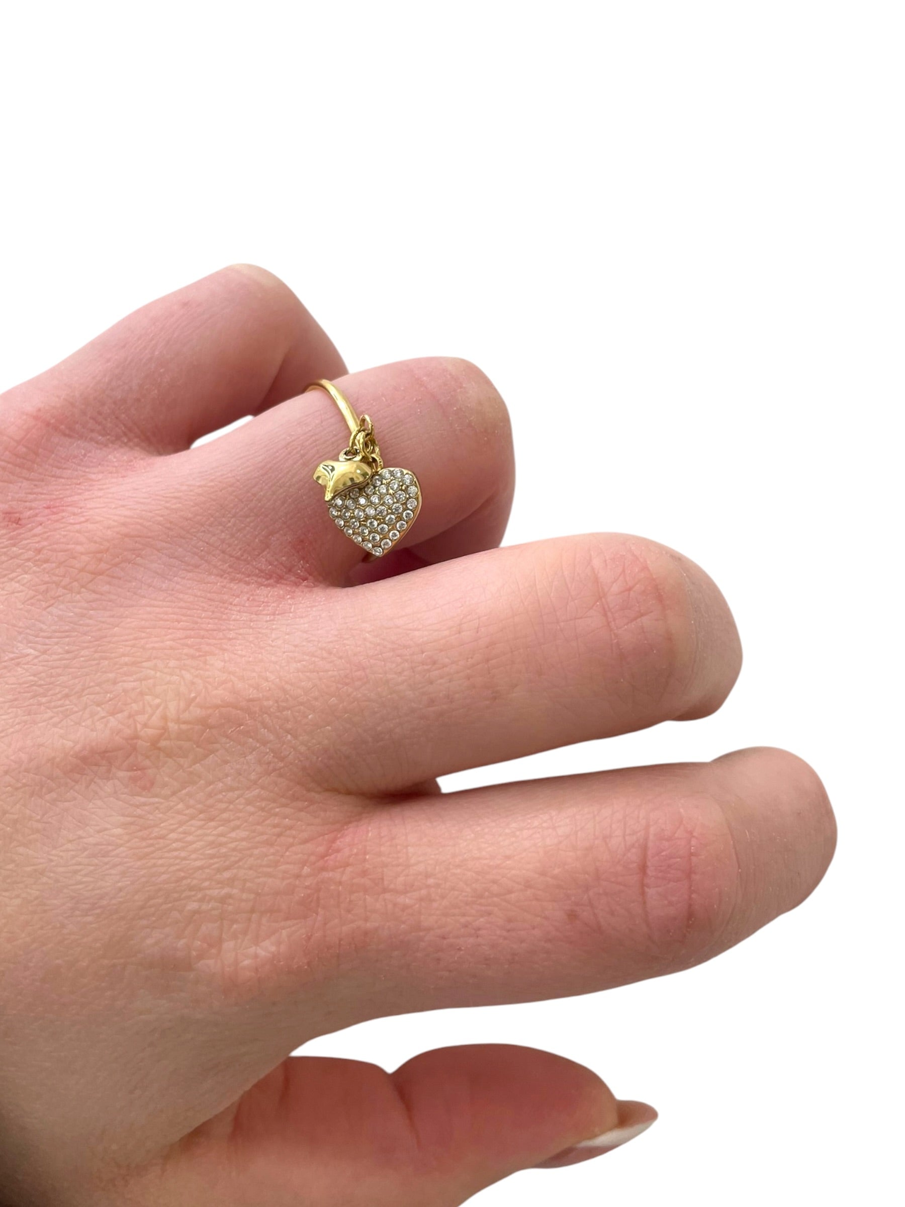 Anello heart sonagli