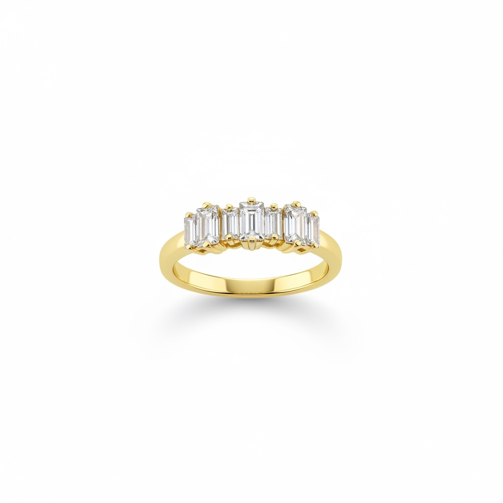 Anello baguette