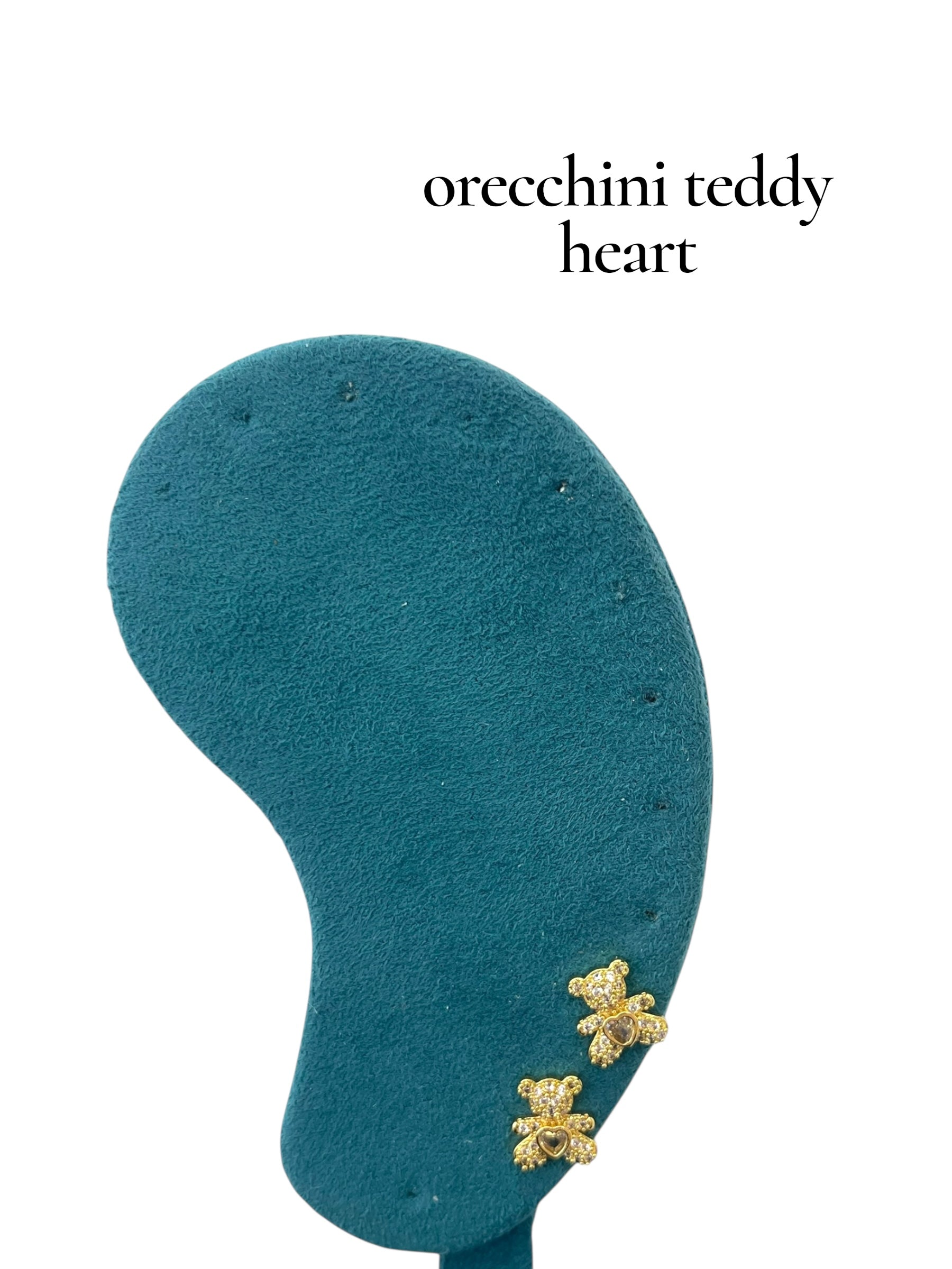 Orecchini teddy heart