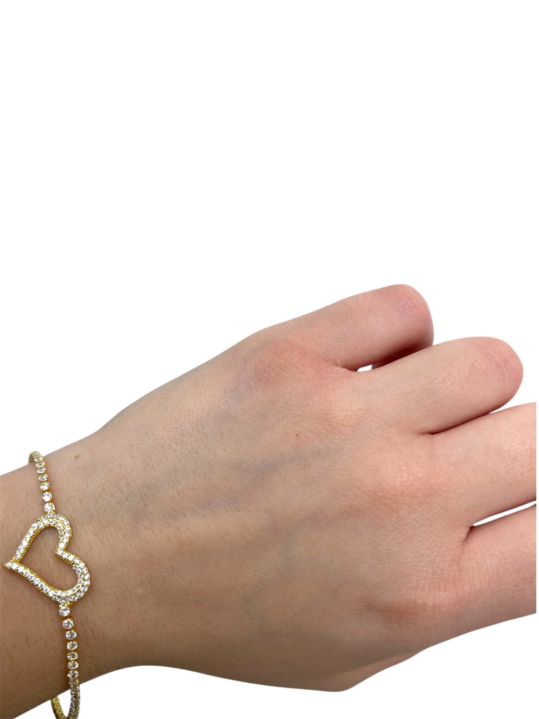 Bracciale amore strass