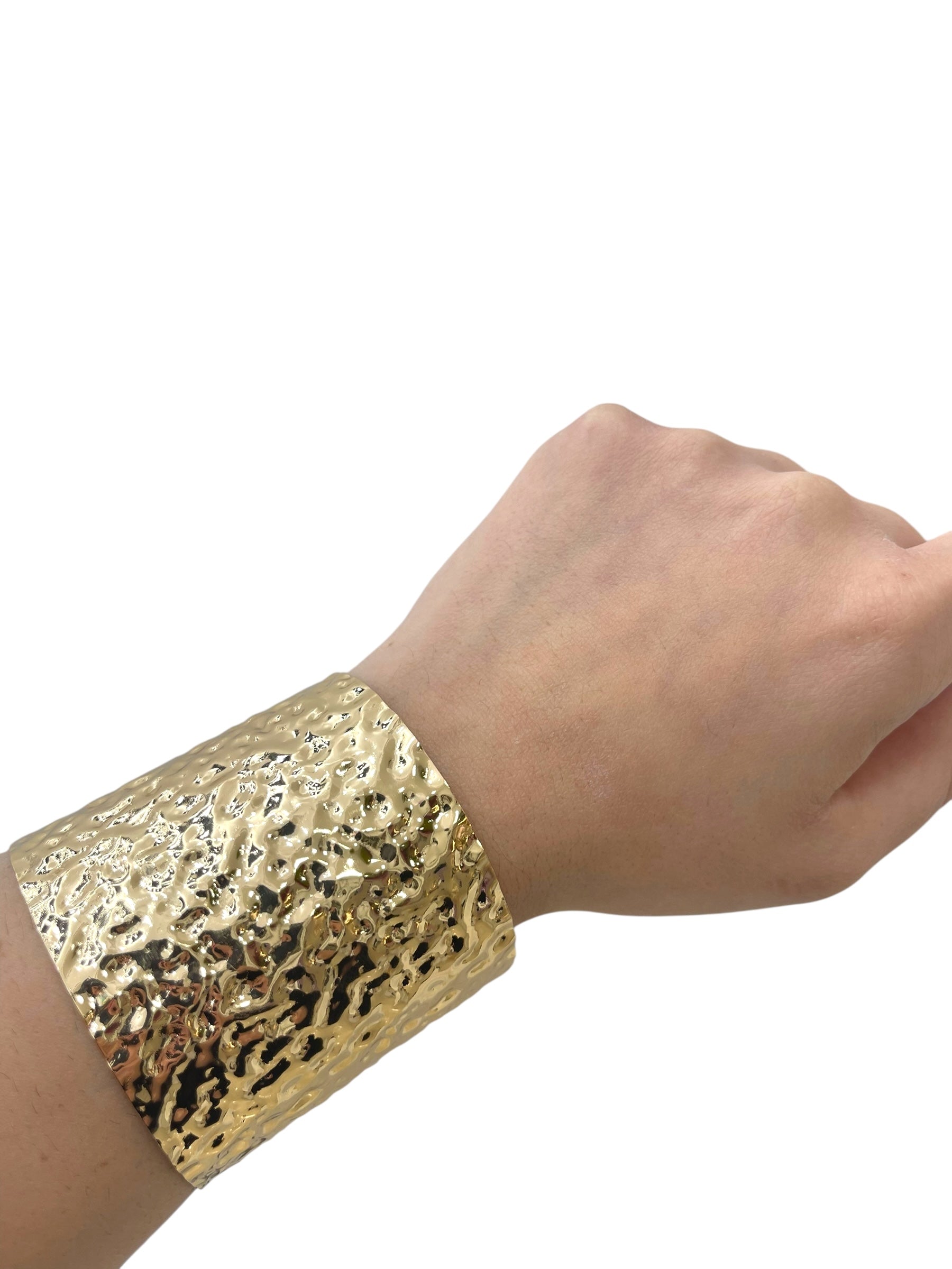 Bracciale schiava martellato