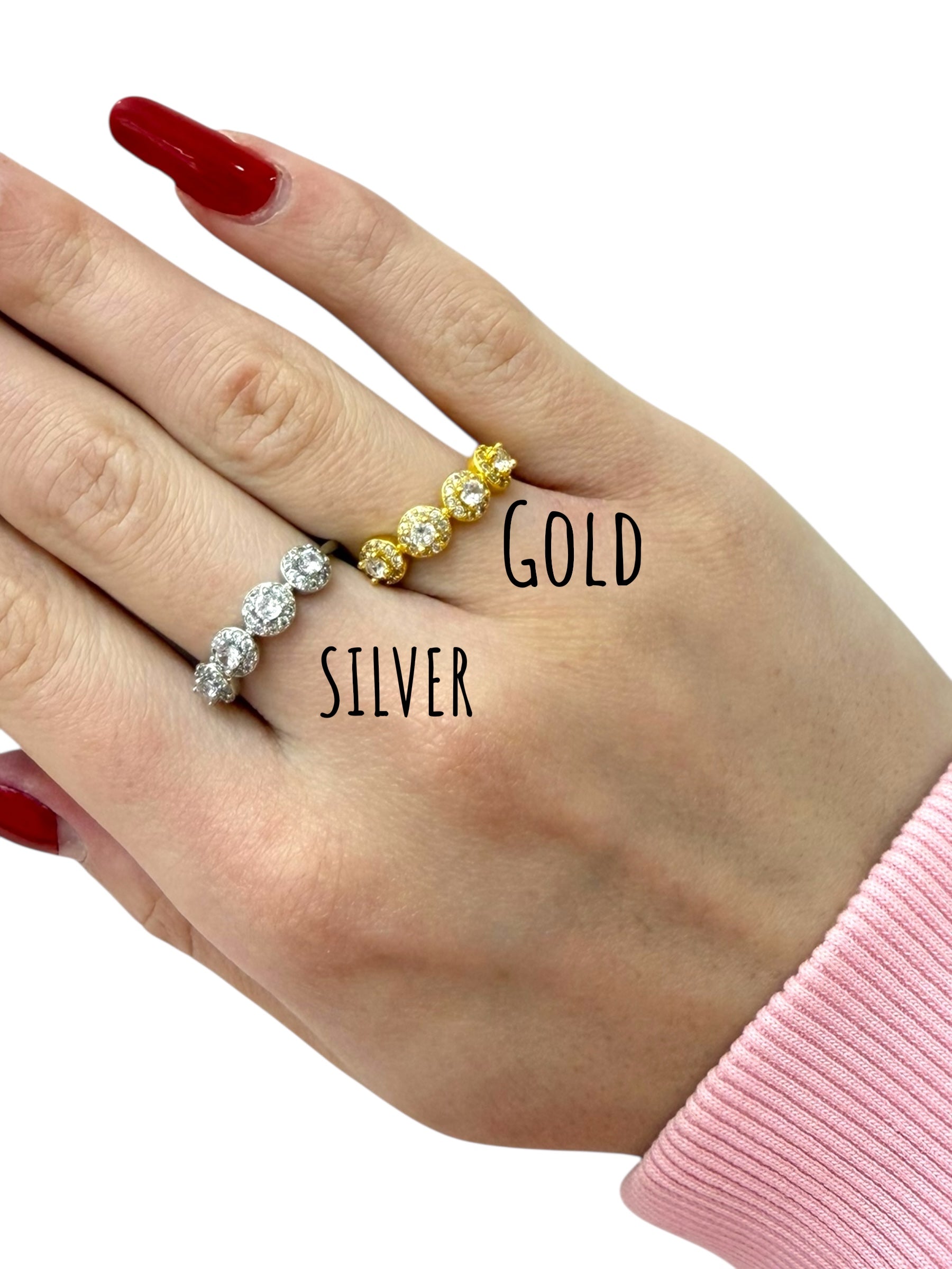 Anello veretta ovali