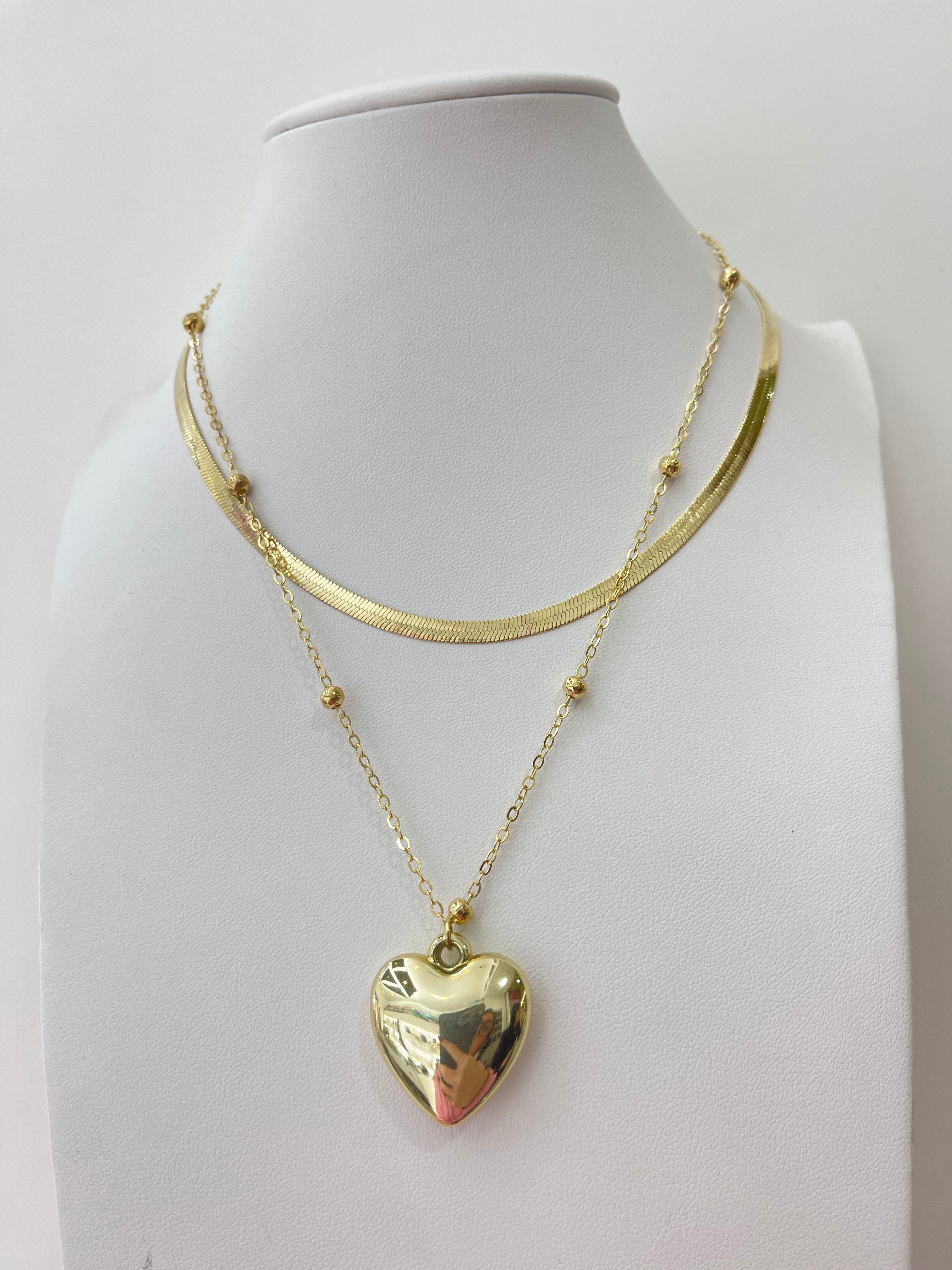 Collana heart bomb