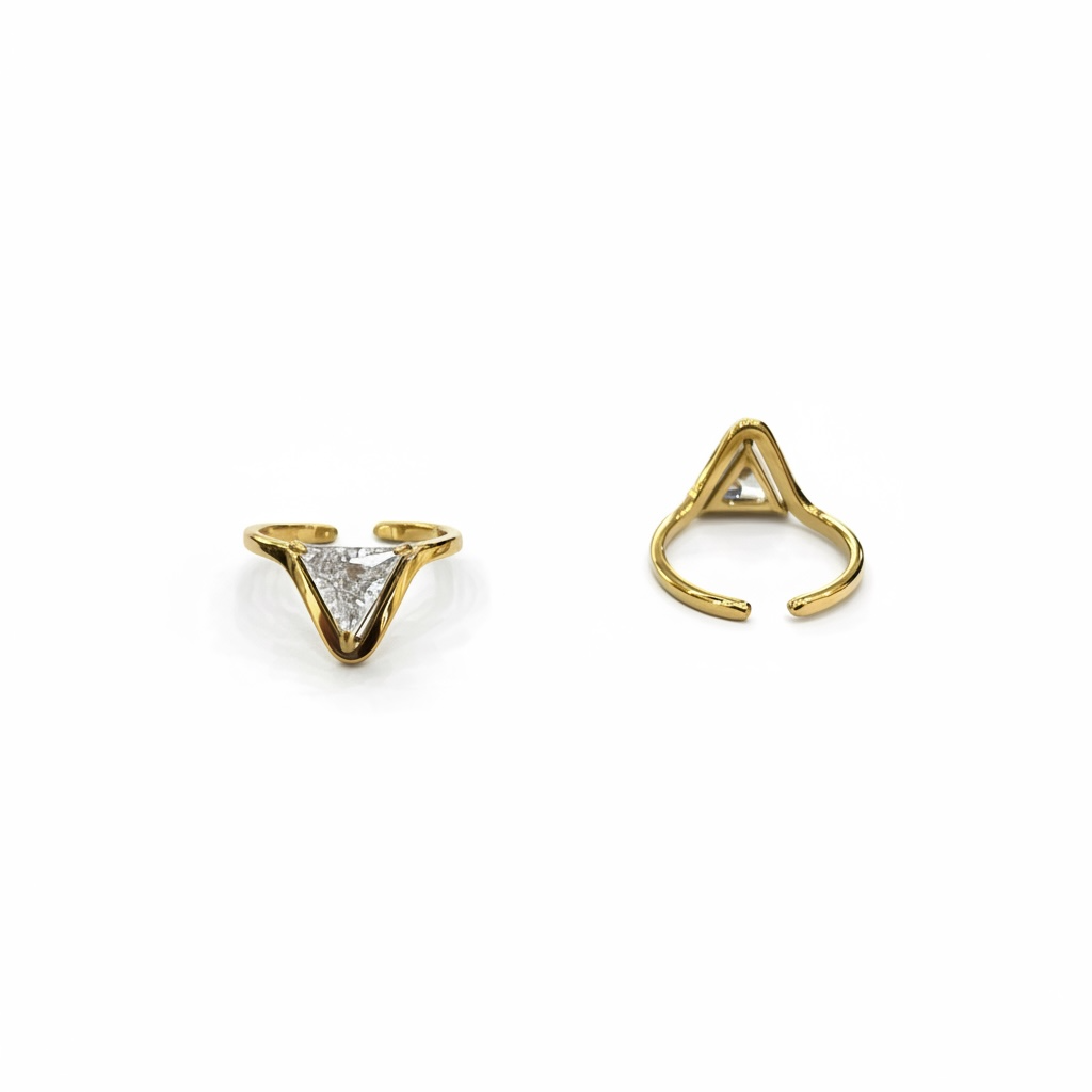 Anello triangle inox