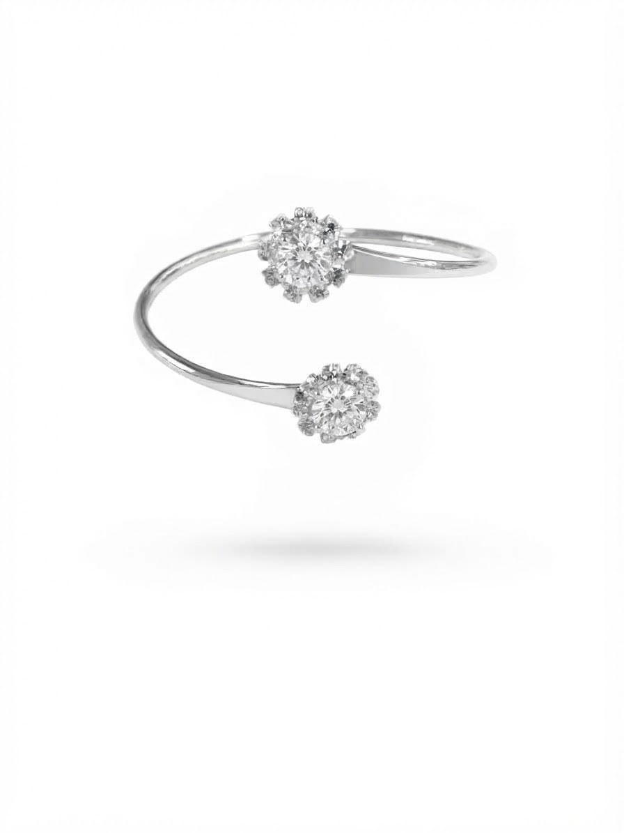 Bracciale duetto floreale