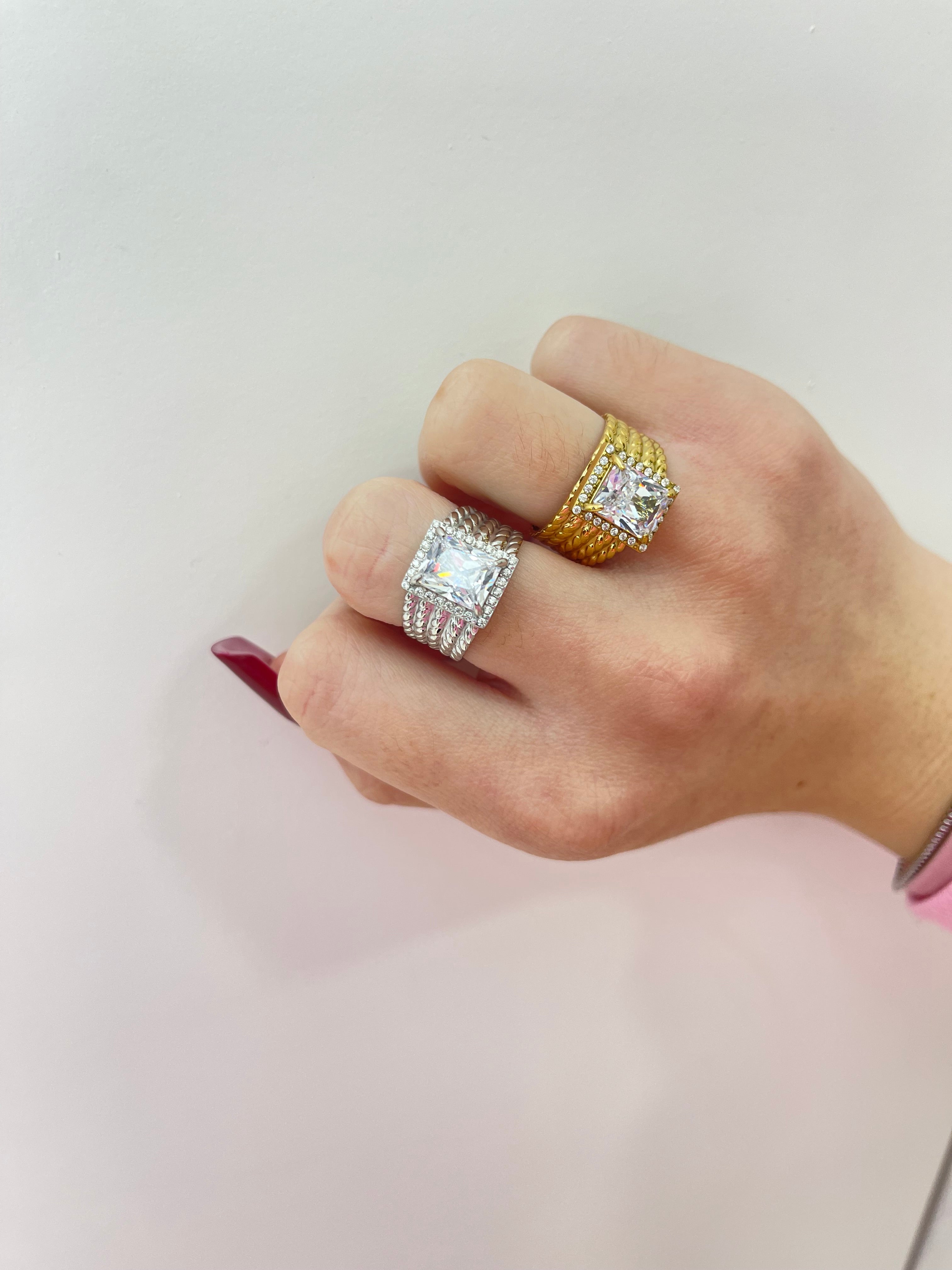 Anello ottagonale maglia