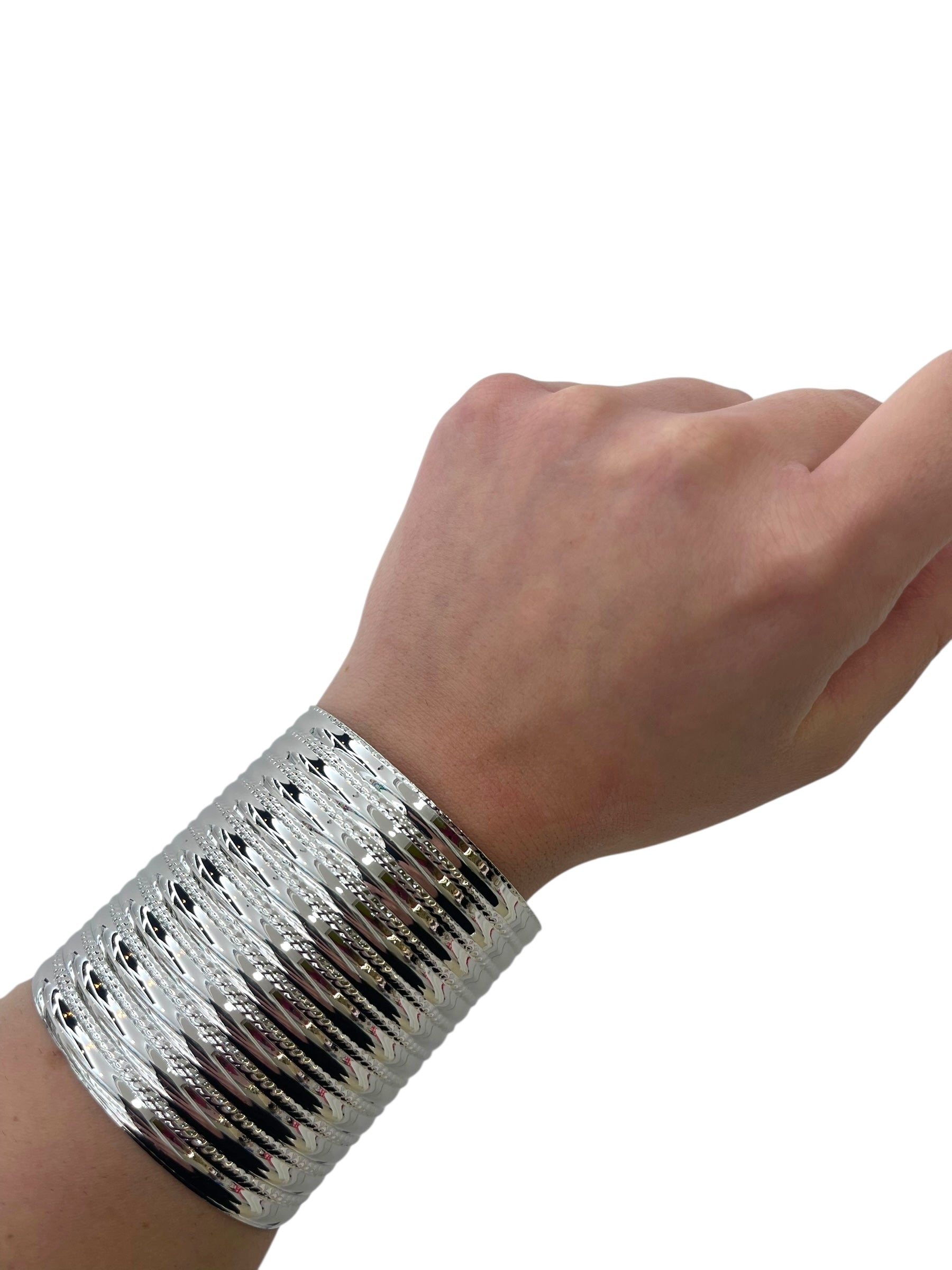 Bracciale strisce rigido