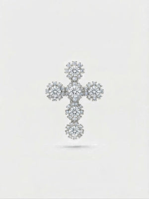 Anello cross fiorellini