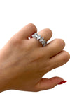 Anello Crystel in Acciaio Inossidabile