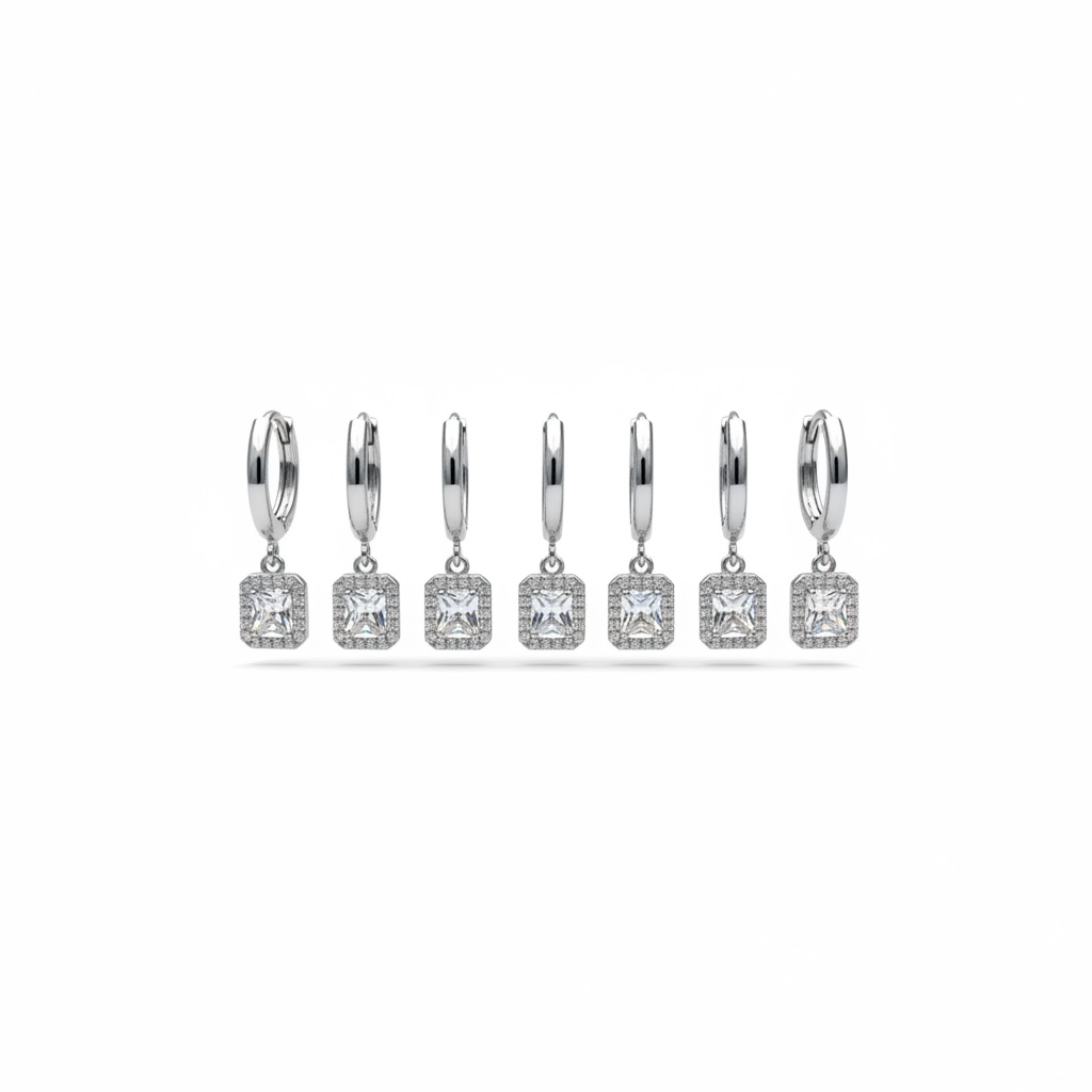 Set quadré pendenti