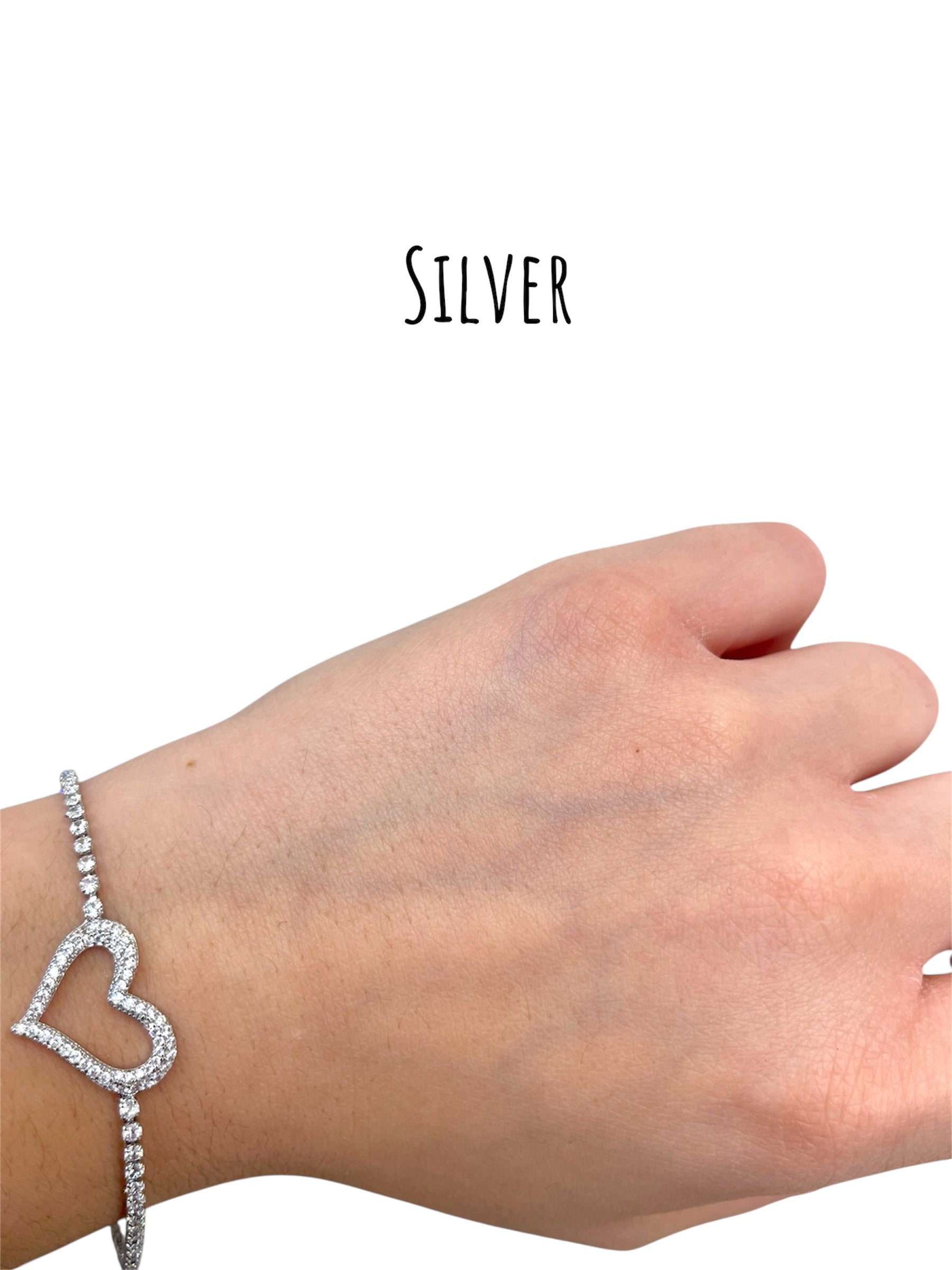 Bracciale amore strass