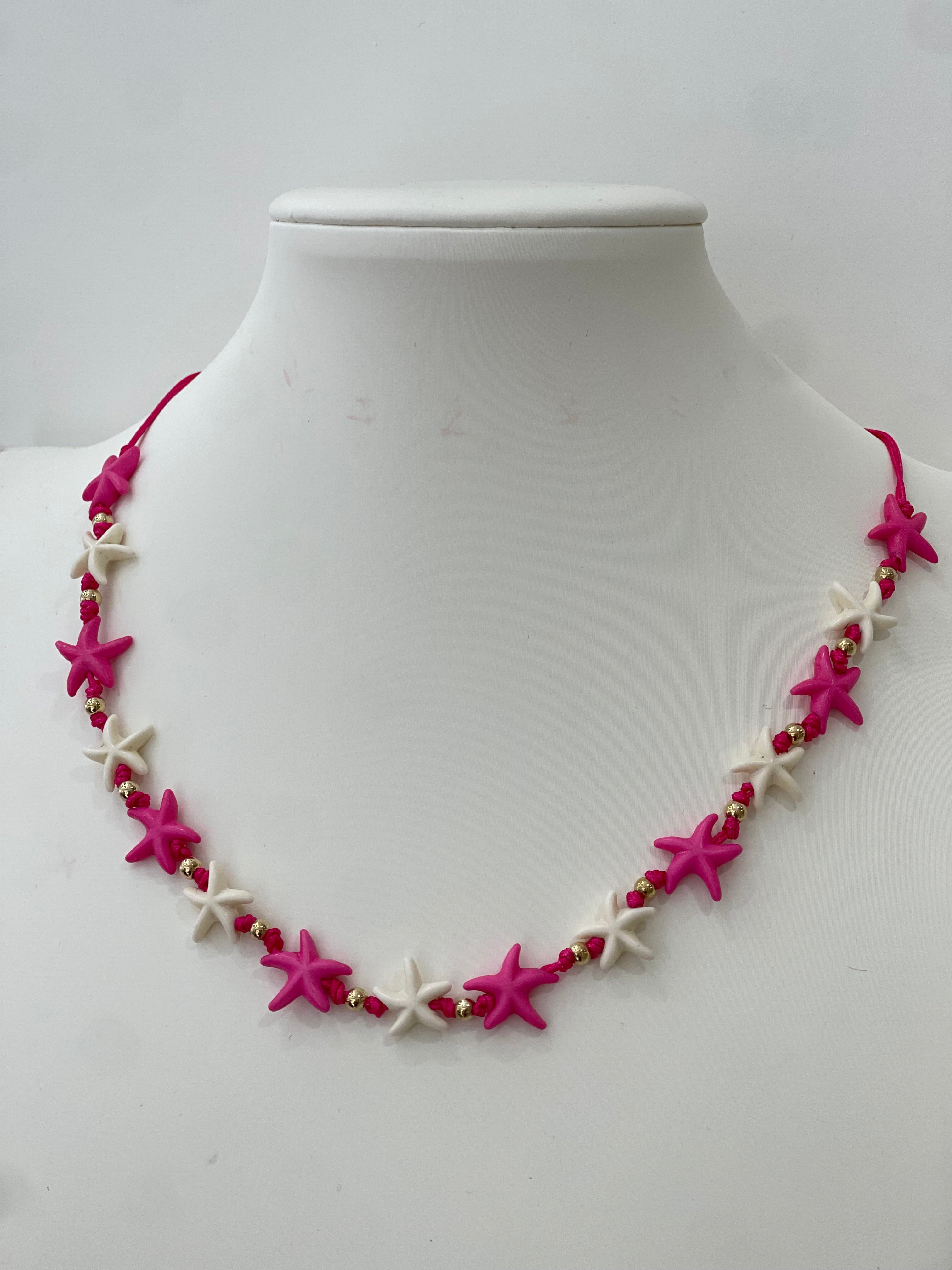 Collana multi stella marina
