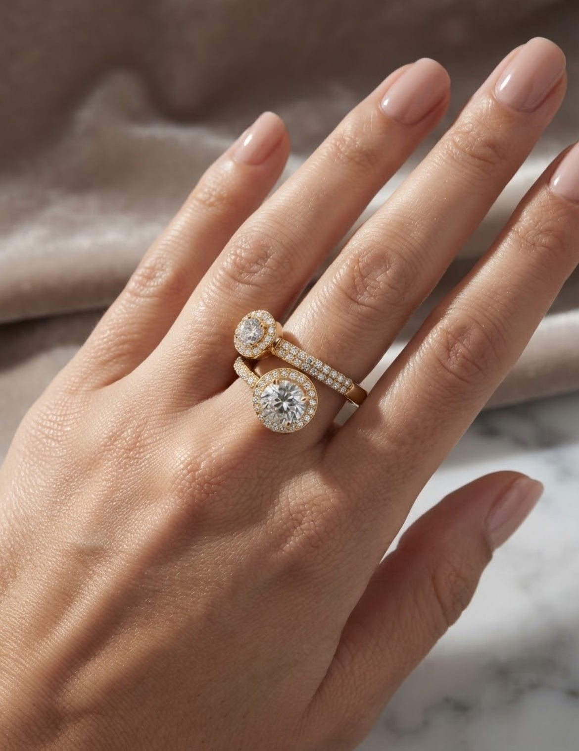 Anello Rotond Zircon