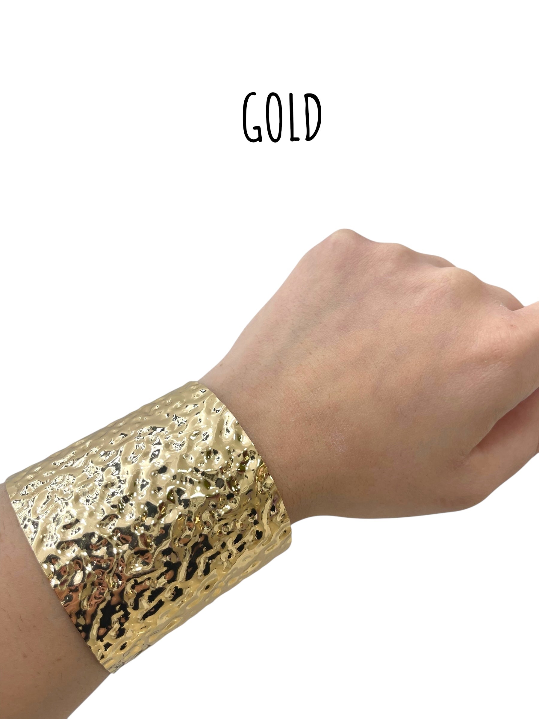 Bracciale schiava martellato