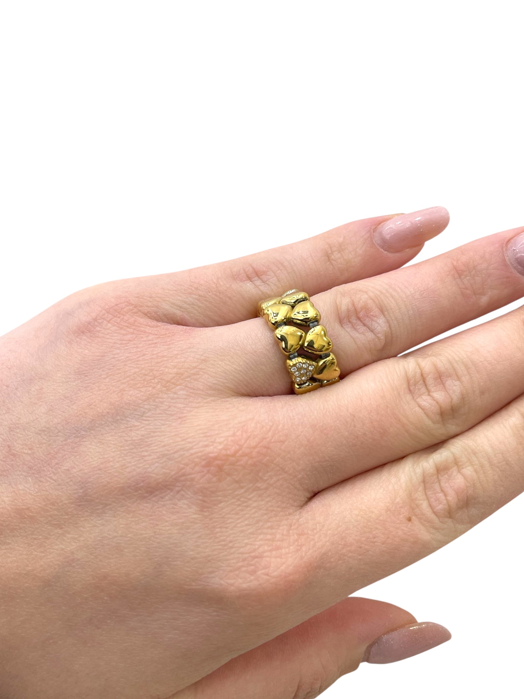 Anello fascione cuore