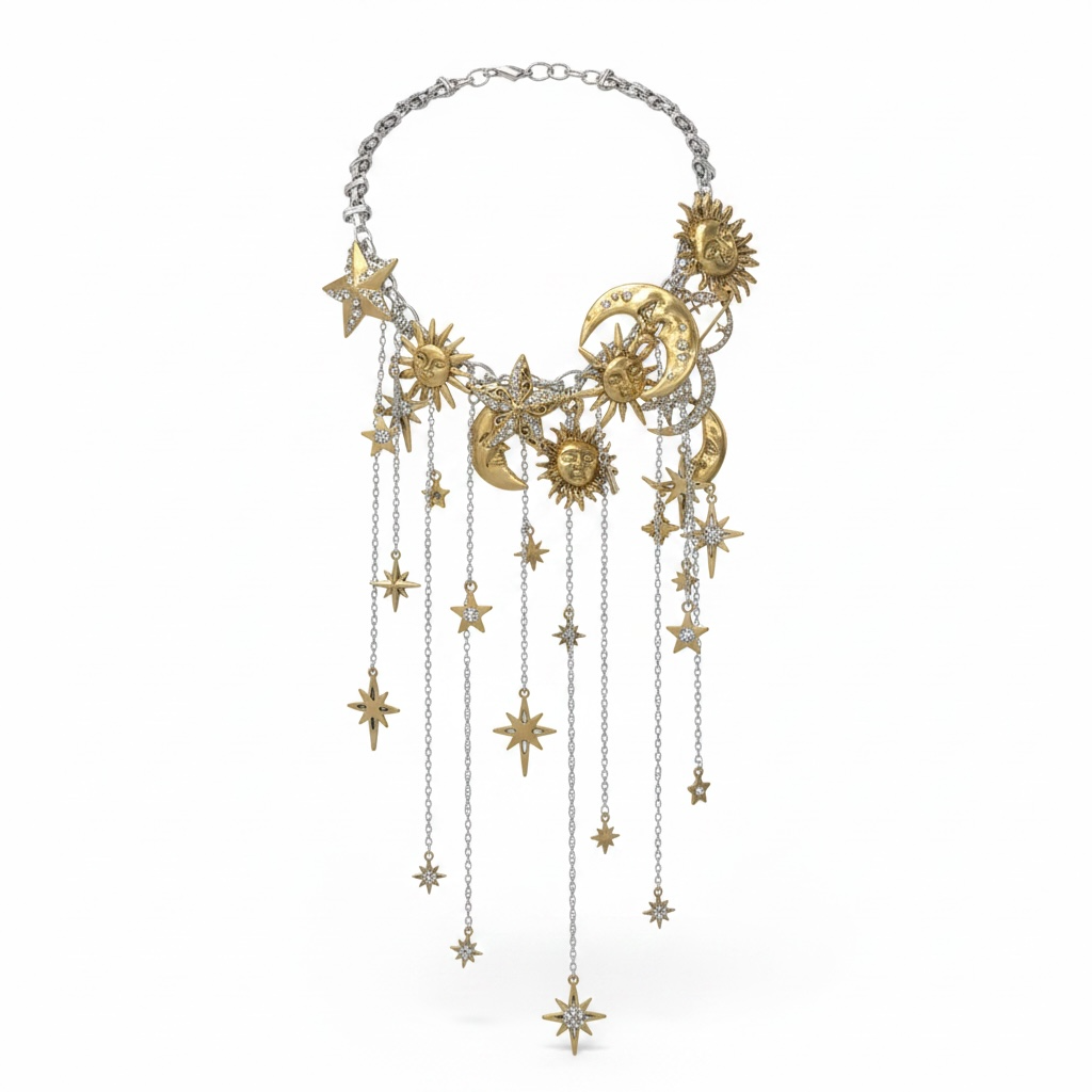 Collana Sole Luna Shimmer