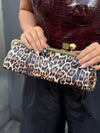 Borsa modello clutch animalier