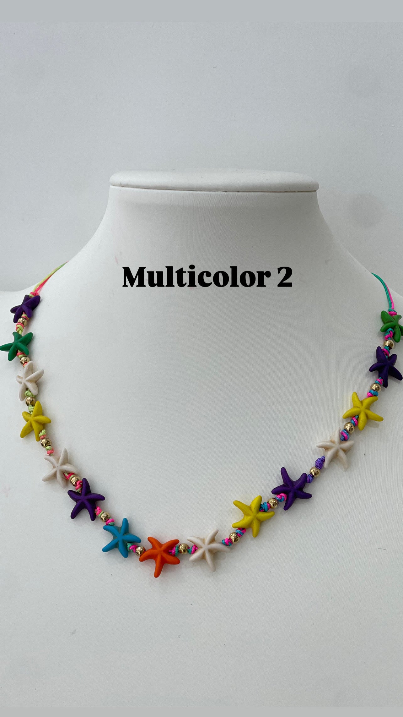 Collana multi stella marina